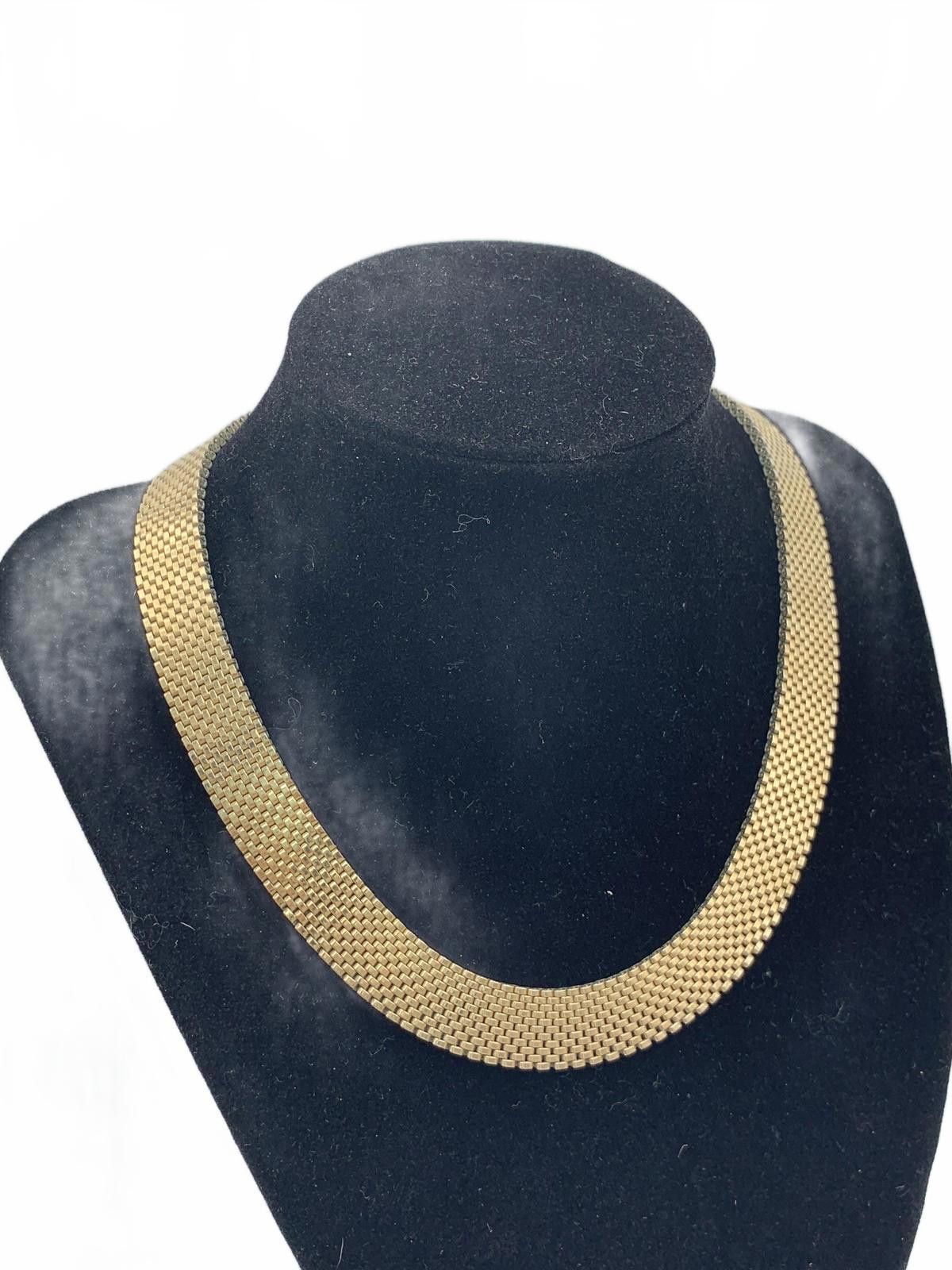 Nanamica 1/20 12K Gold Filled Nanasi mesh collar Necklace Size ONE SIZE - 5 Thumbnail