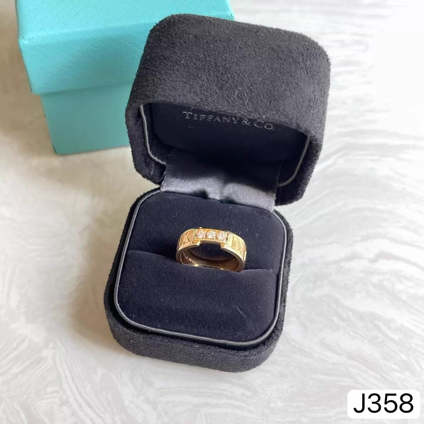 Tiffany & Co. Tiffany Roman III Diamond Rose Gold Ring Size 50 Size ONE SIZE - 5 Thumbnail