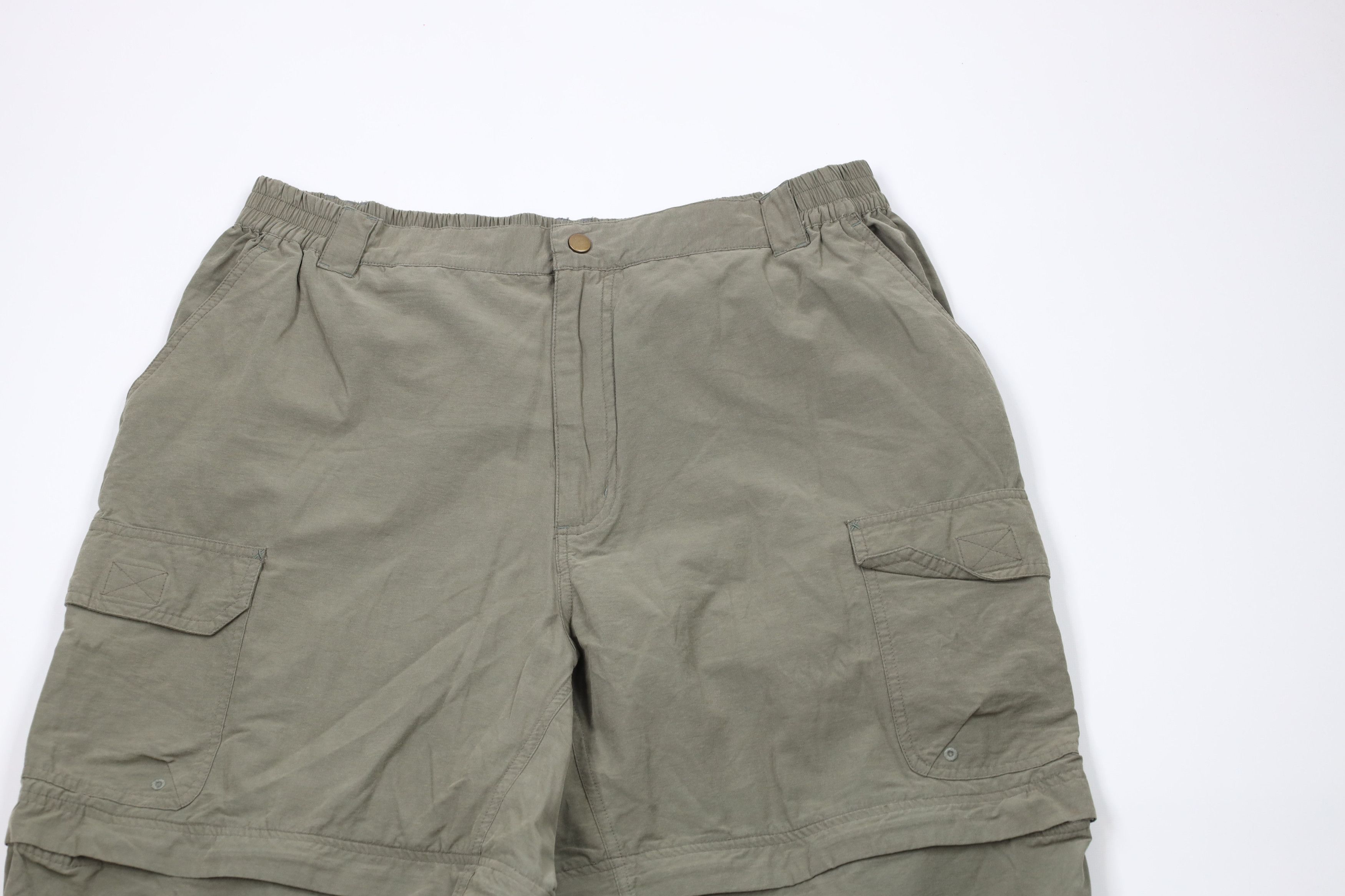 Vintage Vintage 90s Streetwear Wide Leg Cargo Pants Shorts Size US 38 / EU 54 - 2 Thumbnail