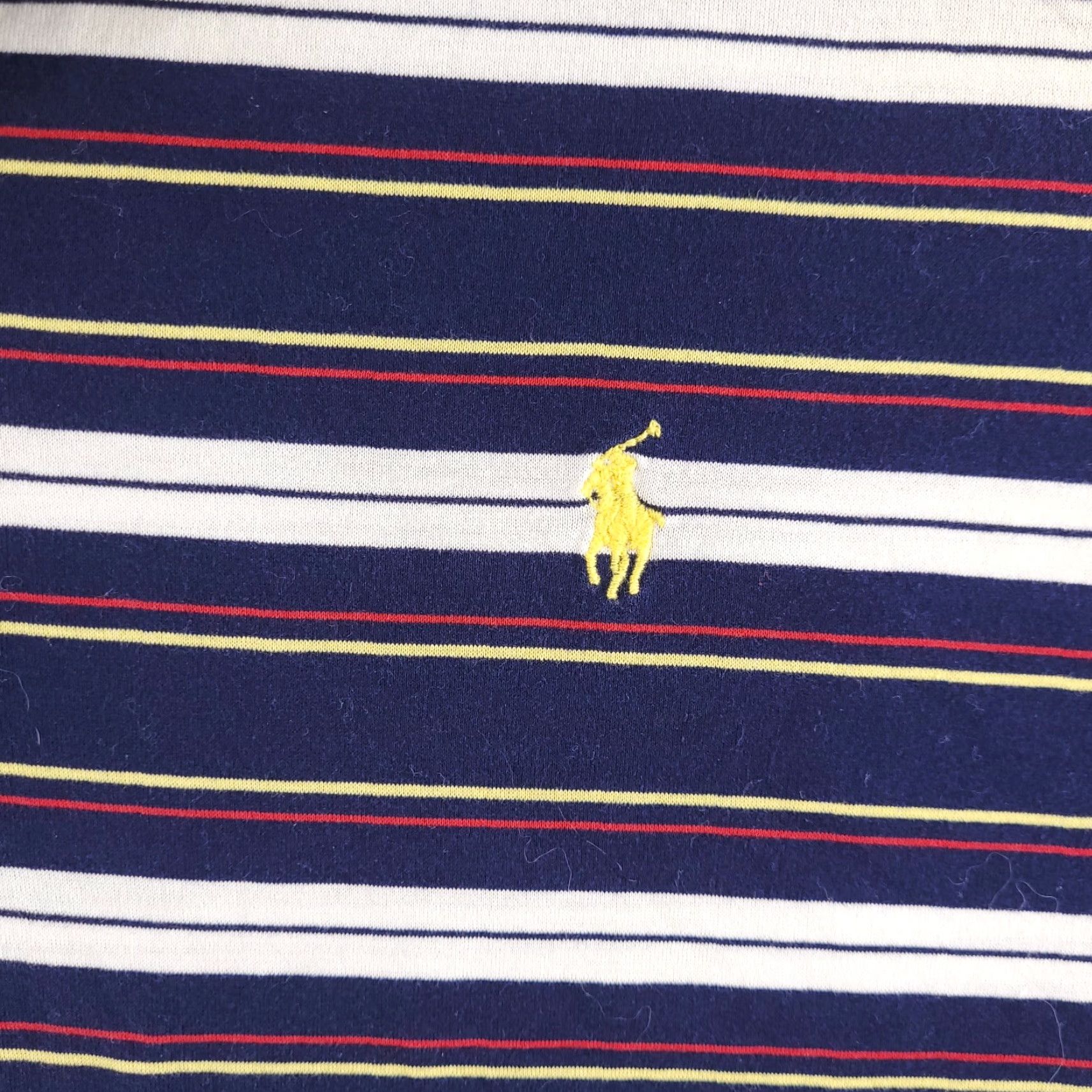 Vintage Polo Golf Polo Shirt Mens Large Striped Collared Short Sleeve Blue Pima Cotton Size US L / EU 52-54 / 3 - 2 Thumbnail