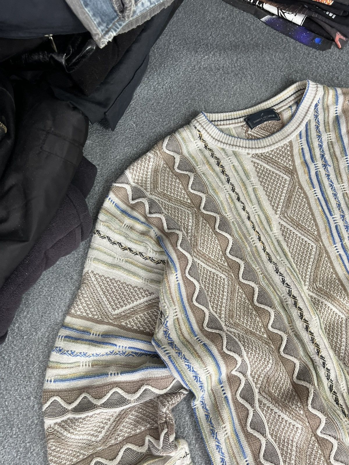 Coogi Vintage Coogi style sweater cable rare Size US M / EU 48-50 / 2 - 2 Thumbnail