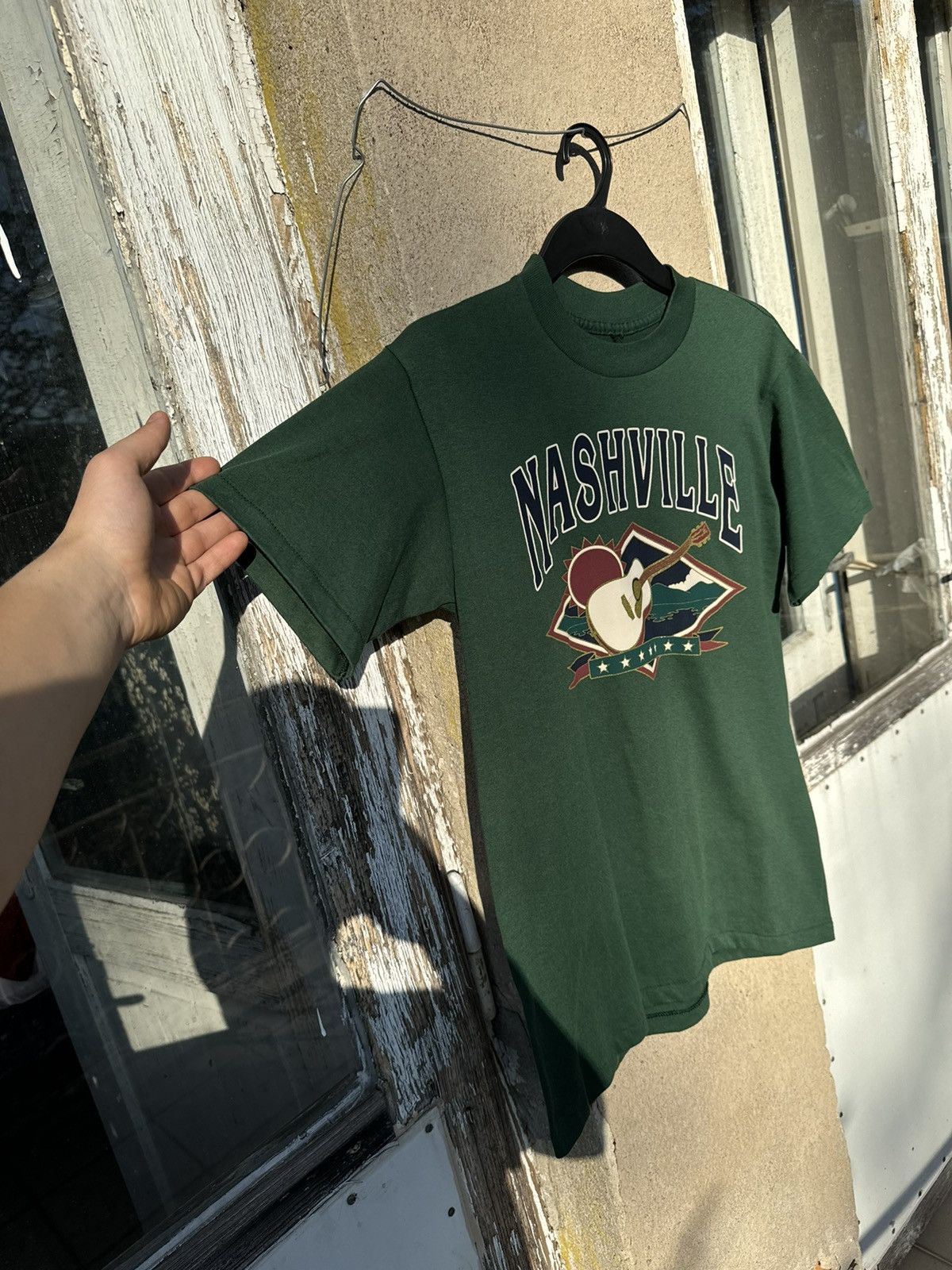 Vintage Vintage 90's single stitch nashville tshirt Size US M / EU 48-50 / 2 - 5 Thumbnail
