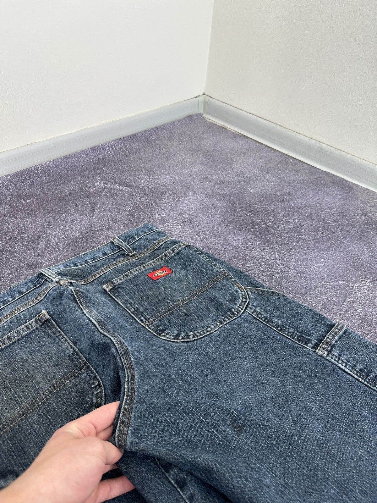 Dickies Vintage Dickies Distressed Denim USA Baggy Opium Work Pants Size US 34 / EU 50 - 8 Thumbnail