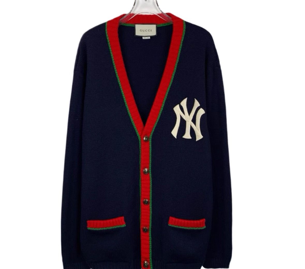 Gucci Gucci Yankee cardigan cooperative sweater coat Size US XL / EU 56 / 4 - 1 Thumbnail