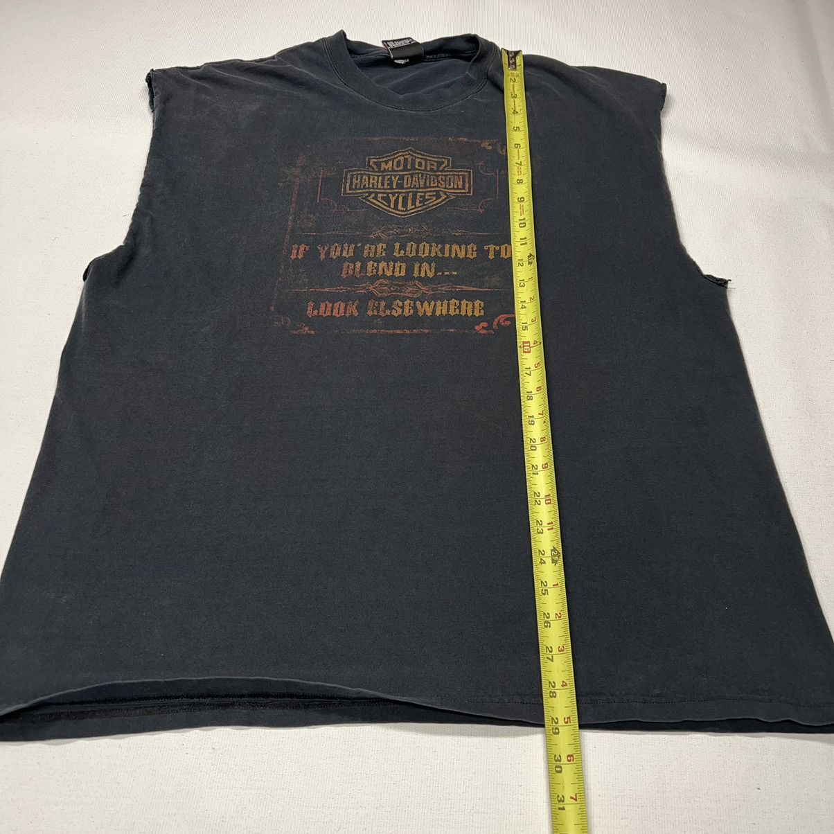 Harley Davidson × Vintage Harley Davidson Tee Shirt Black Sleeveless Biker Motorcycle Size US XXL / EU 58 / 5 - 16 Thumbnail