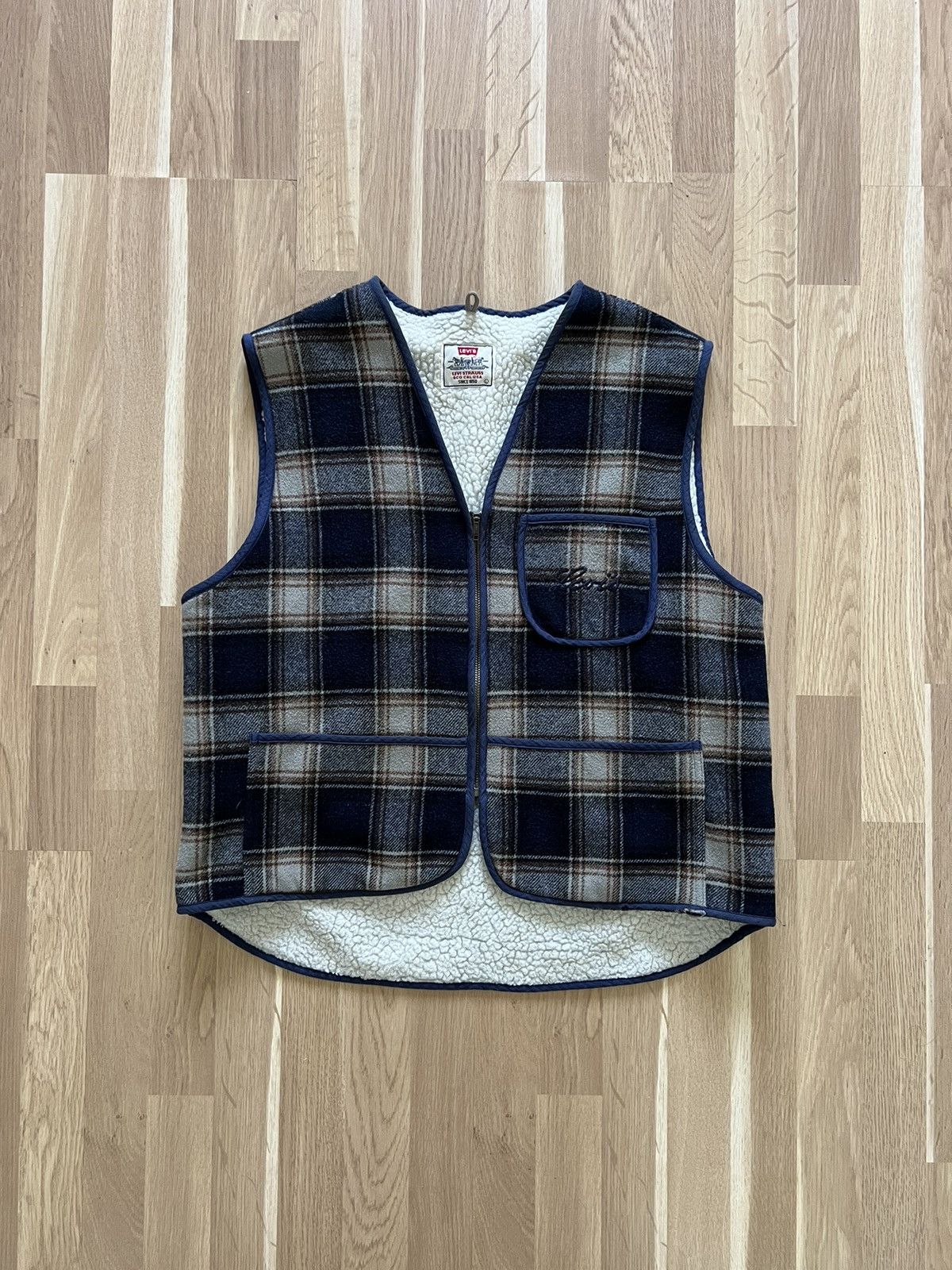 Levi's × Levi's Vintage Clothing × Vintage Vintage Levi’s archive vest 70s wool Size US L / EU 52-54 / 3 - 1 Thumbnail