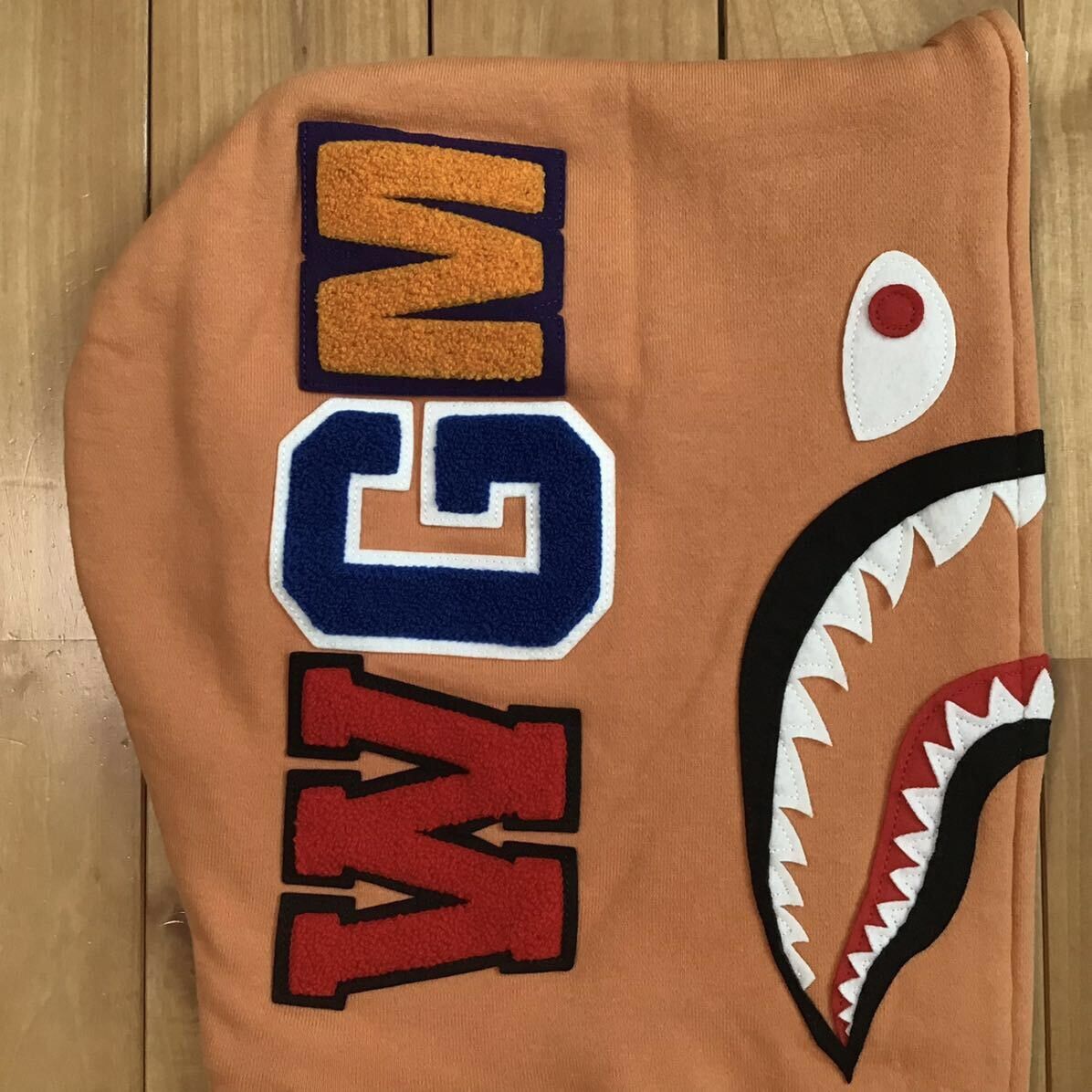 Bape BAPE logo multi fonts shark full zip hoodie a bathing ape Size US L / EU 52-54 / 3 - 5 Thumbnail