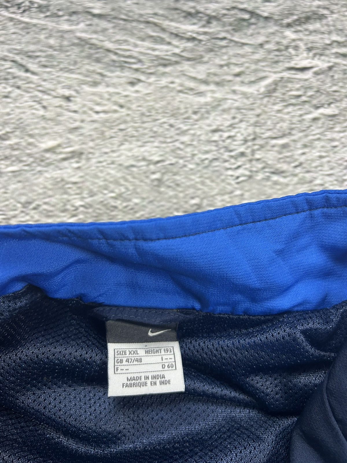 Nike × Vintage Nike track suit vintage navy pants windbreaker small logo Size US XXL / EU 58 / 5 - 7 Thumbnail