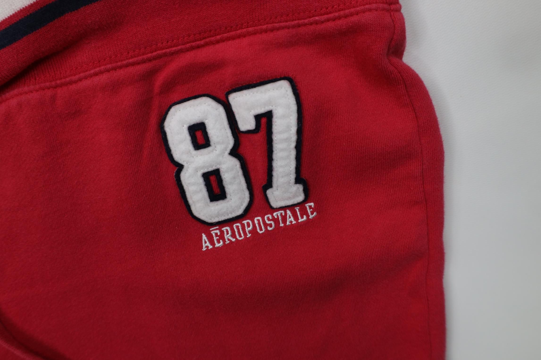 Aeropostale Vintage 90s Y2K Aeropostale Flared Wide Leg Sweatpants Pink Size 37" - 6 Thumbnail