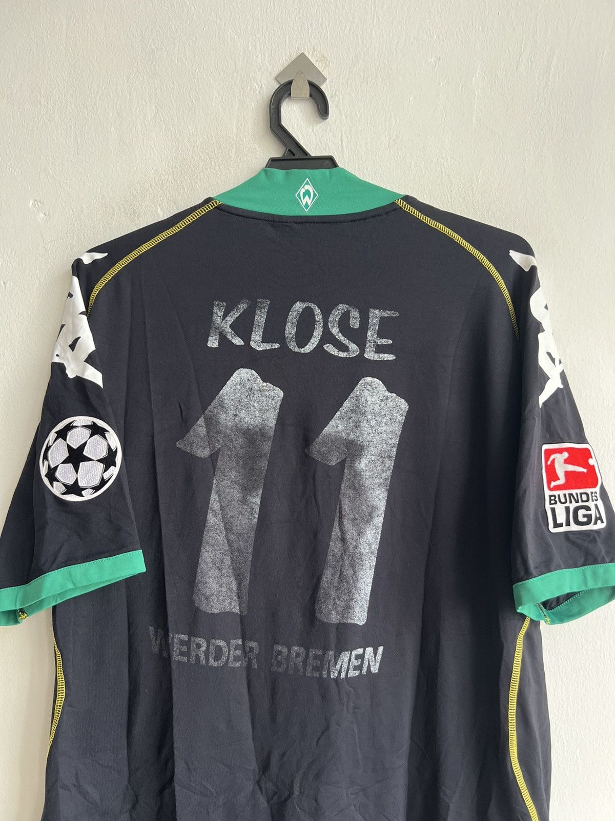 Kappa Kappa 06-07 SV Werder Bremen *we win!* #Klose 3rd Kit Jersey Size US XL / EU 56 / 4 - 4 Thumbnail