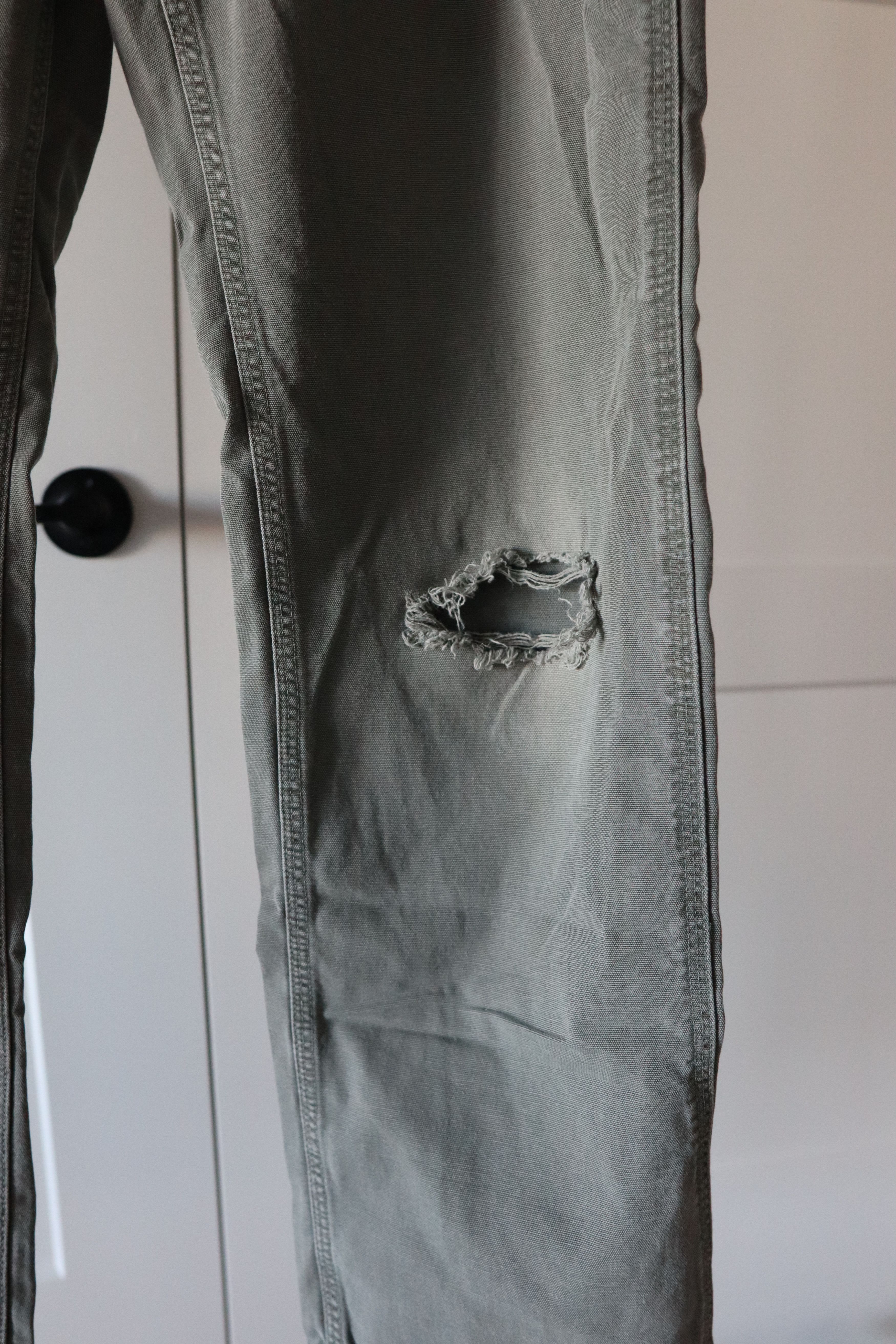 Carhartt Carhartt 33x34 Faded Green Double Utility Carpenter Pants Size US 33 - 6 Thumbnail