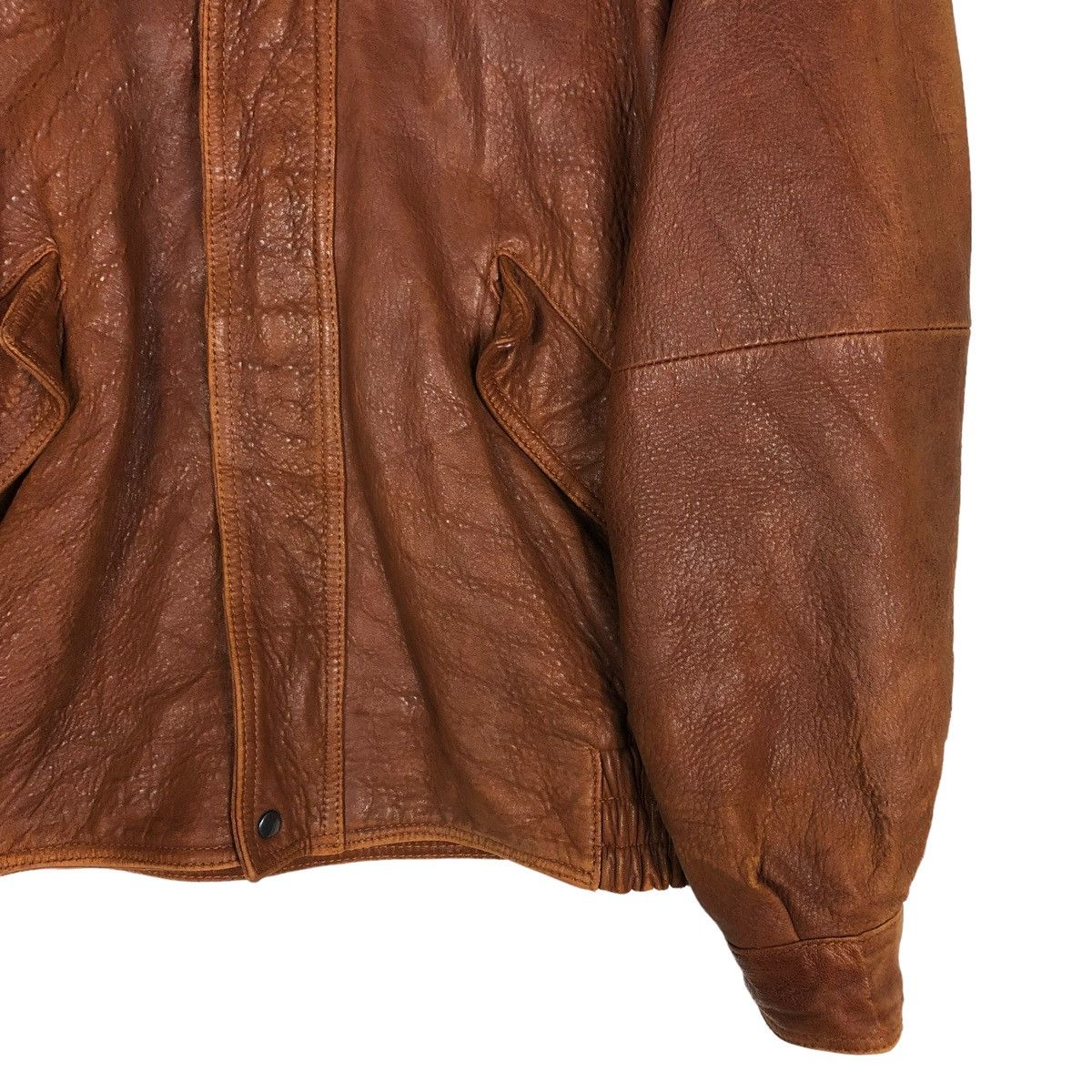 Vintage 🔥VINTAGE FLY BIKER LEATHER JACKET ZUFOLO JAPAN Size US L / EU 52-54 / 3 - 5 Thumbnail
