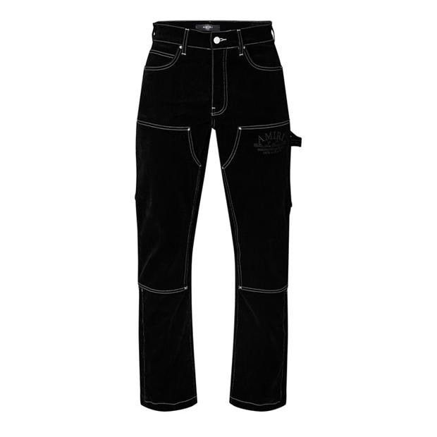 Amiri AMIRI Flocked Carpenter Jeans Size US 44 / EU 60 - 1 Thumbnail