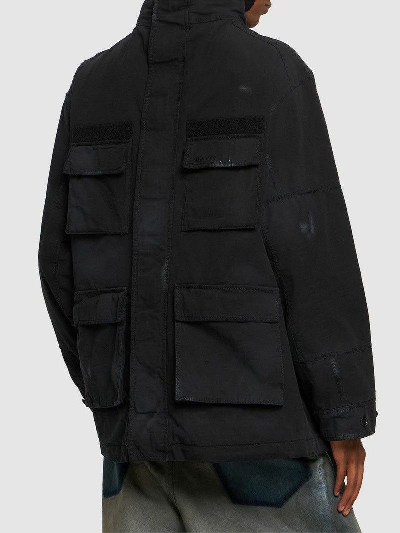 Balenciaga $4,690 Mud Show Double Sided Front Zip Military Parka Size US XXL / EU 58 / 5 - 4 Thumbnail