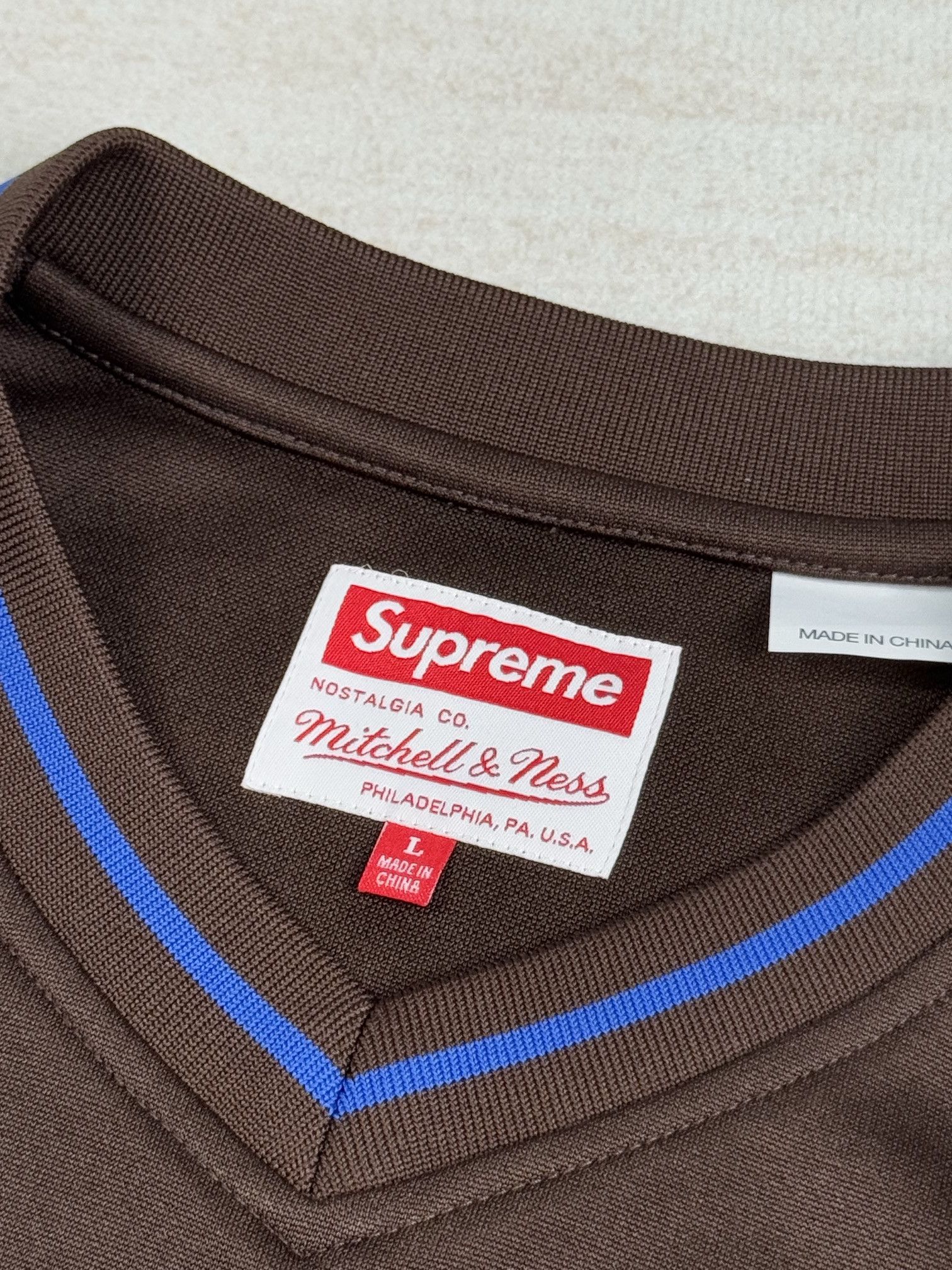Mitchell & Ness × Supreme football jersey Size US L / EU 52-54 / 3 - 4 Thumbnail