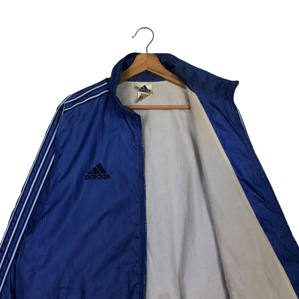 Adidas 📌Vintage Zipper Light Jacket Adidas Striped Size US M / EU 48-50 / 2 - 13 Thumbnail