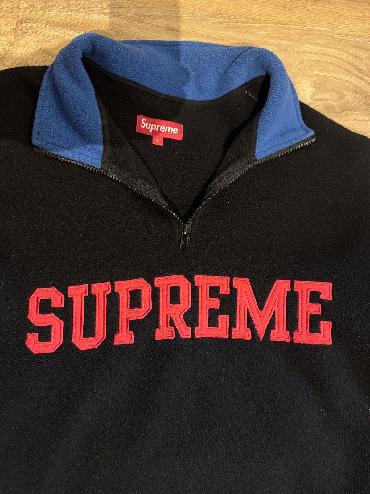 Supreme Supreme Polartech F/W 2011 Half Zip Black Size US L / EU 52-54 / 3 - 3 Thumbnail