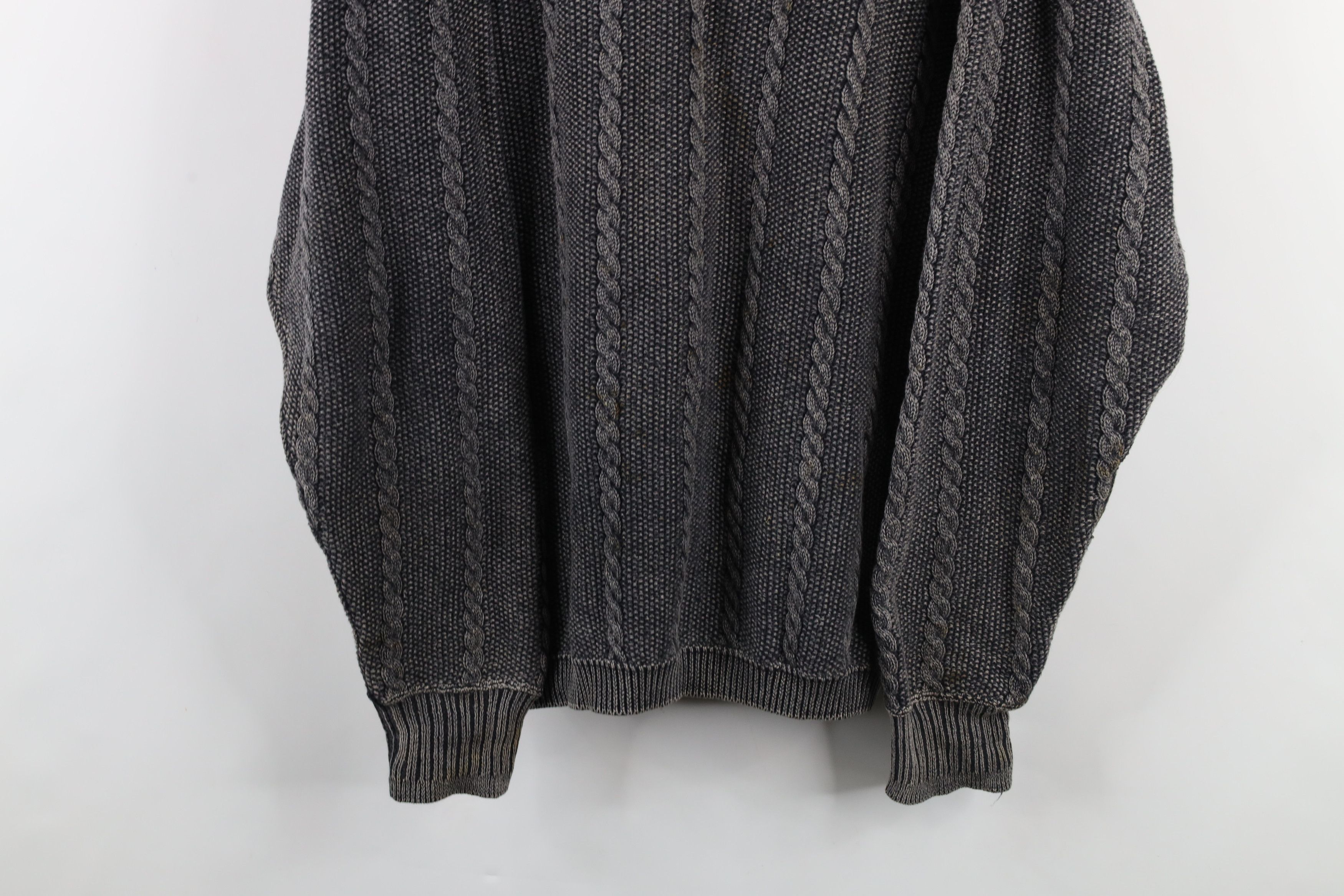 Vintage Vintage 90s CP Company Massimo Osti Cable Knit Sweater Size US L / EU 52-54 / 3 - 3 Thumbnail