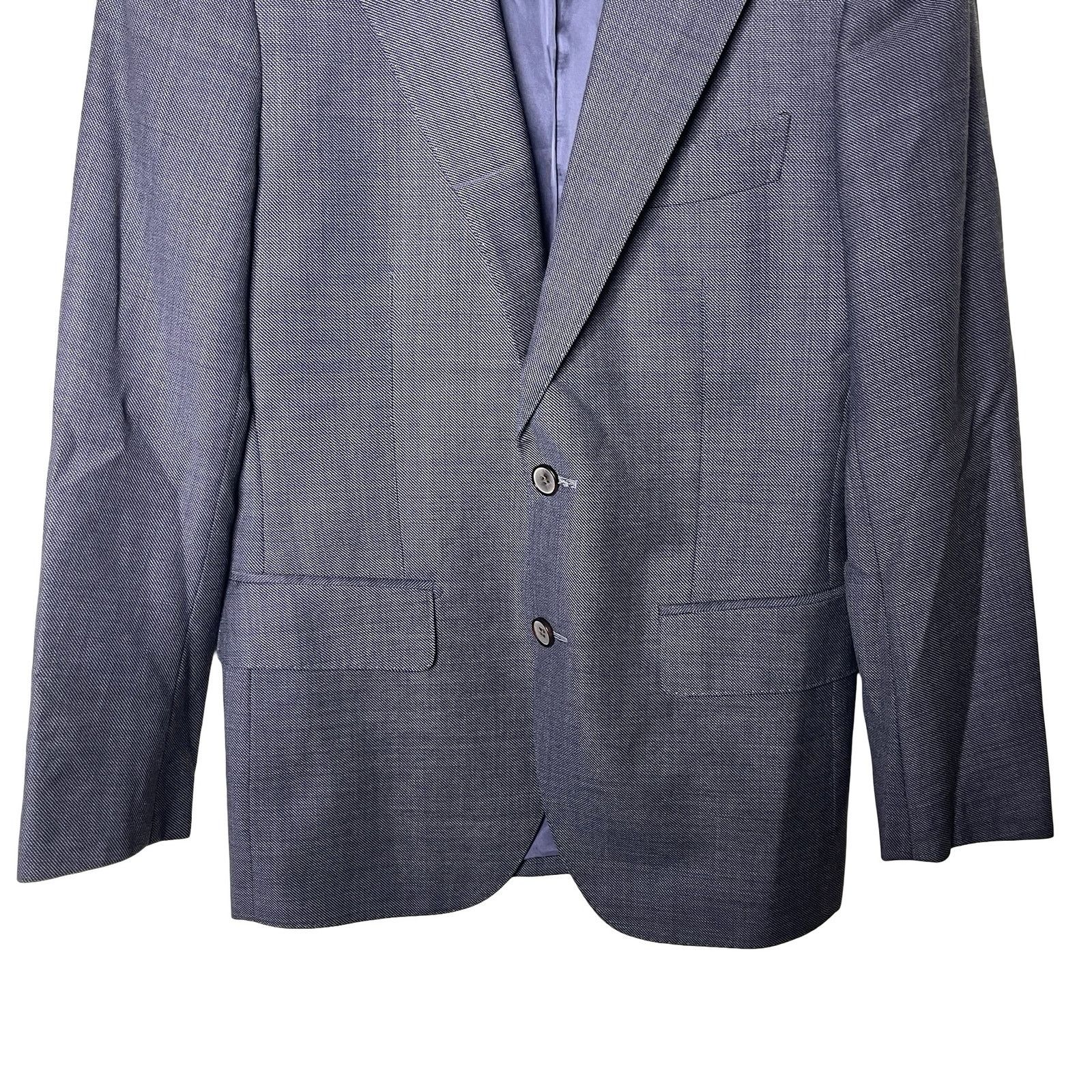 Suitsupply Suitsupply Tailored Fit Lazio Blazer in greyish blue US 36R Size 36R - 3 Thumbnail