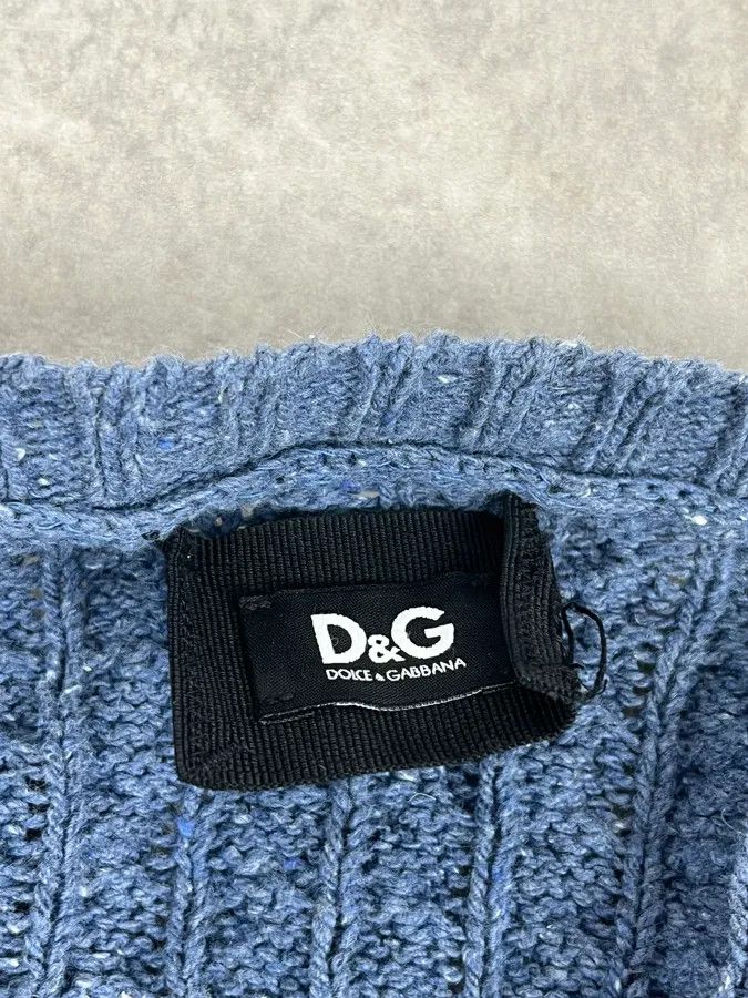 Dolce & Gabbana 2000s Dolce & Gabbana Blue Buttoned Cardigan Sweater Size US M / EU 48-50 / 2 - 10 Thumbnail