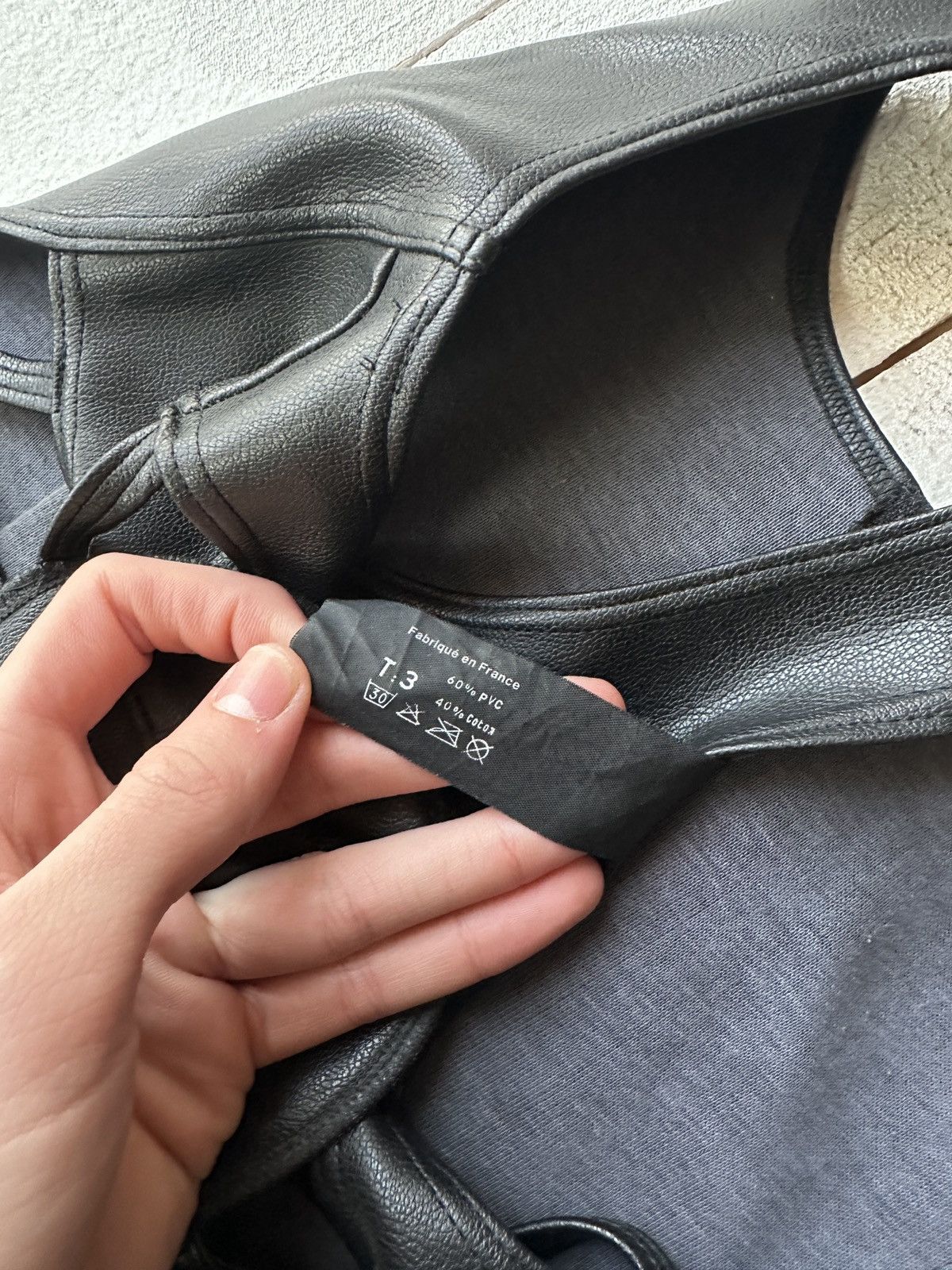 Other 18+🚨 WOMEN SEXY BDSM MINI DRESS TITS HOLE BLACK PU-LEATHER Size S / US 4 / IT 40 - 7 Thumbnail