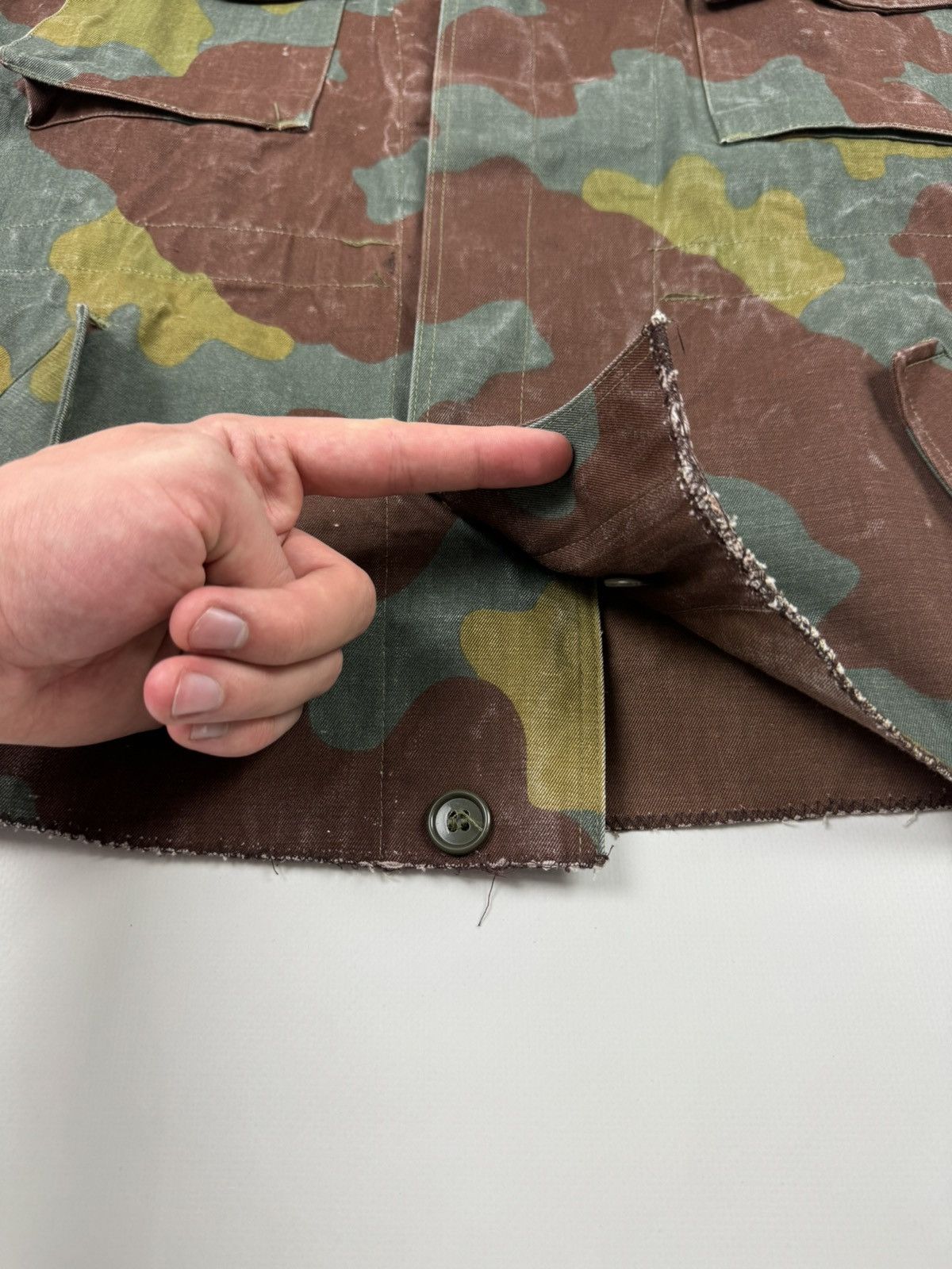 Vintage 1996 Vintage Italian Army San Marco Camouflage Cut Off Vest Size US M / EU 48-50 / 2 - 6 Thumbnail