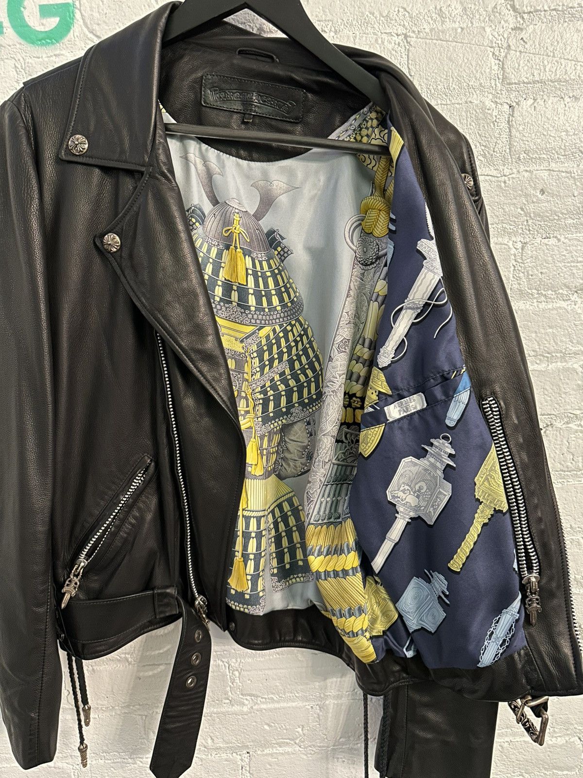 Chrome Hearts × Hermes CHROME HEARTS JACKET HERMES LINED Size US S / EU 44-46 / 1 - 4 Thumbnail