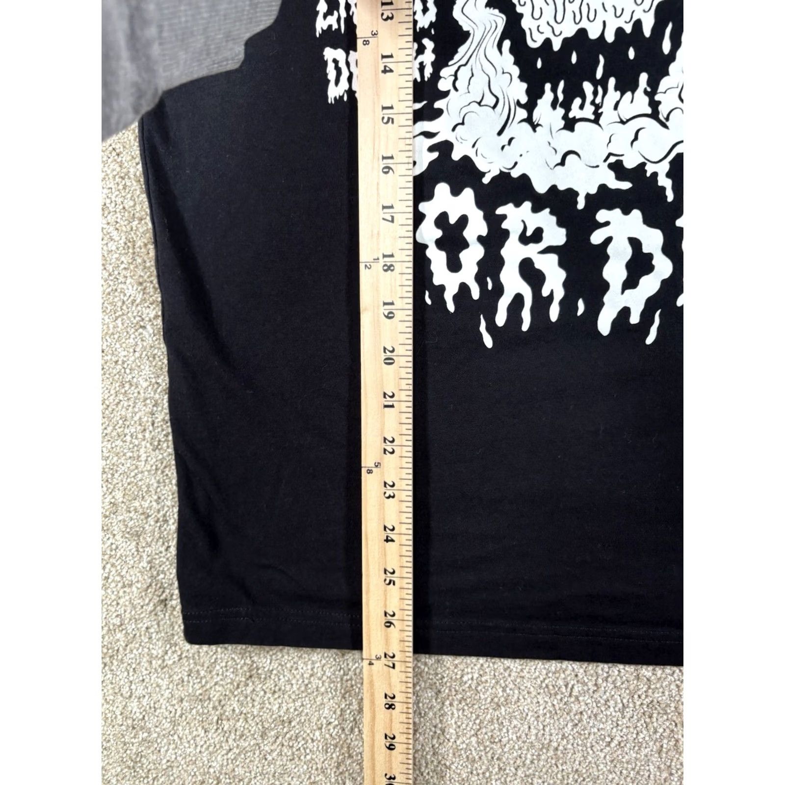 Logo 7 Liquid Death Hydrate or Die Spring Water T-Shirt Skull Logo 2 Sided • Sz Medium Mens Short Sleeve Black Cotton Regular Fit Crew Neck Vintage: No Size US M / EU 48-50 / 2 - 4 Thumbnail
