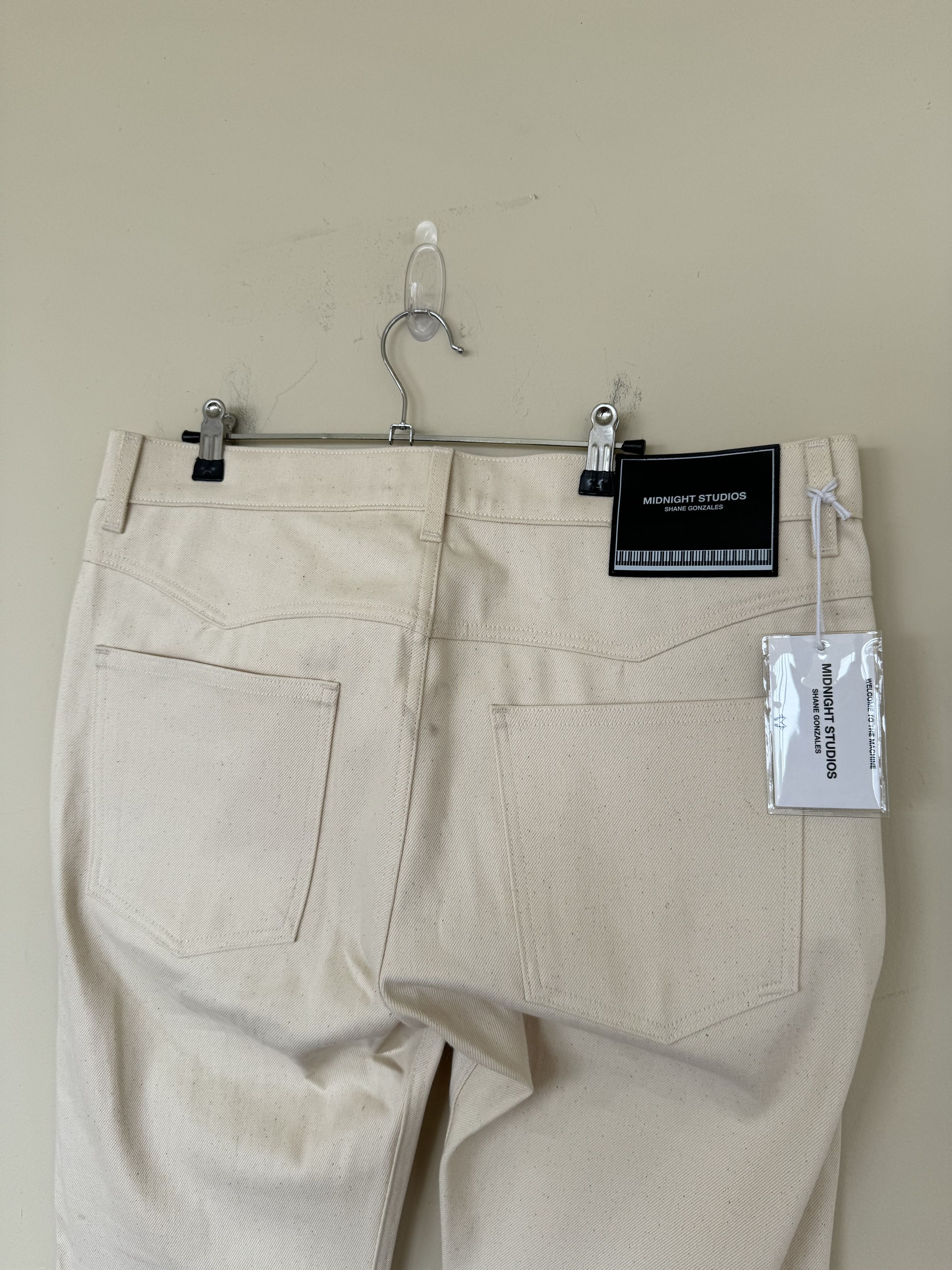 Midnight Studios Midnight Studios Beige Denim NWT Size US 34 / EU 50 - 8 Thumbnail