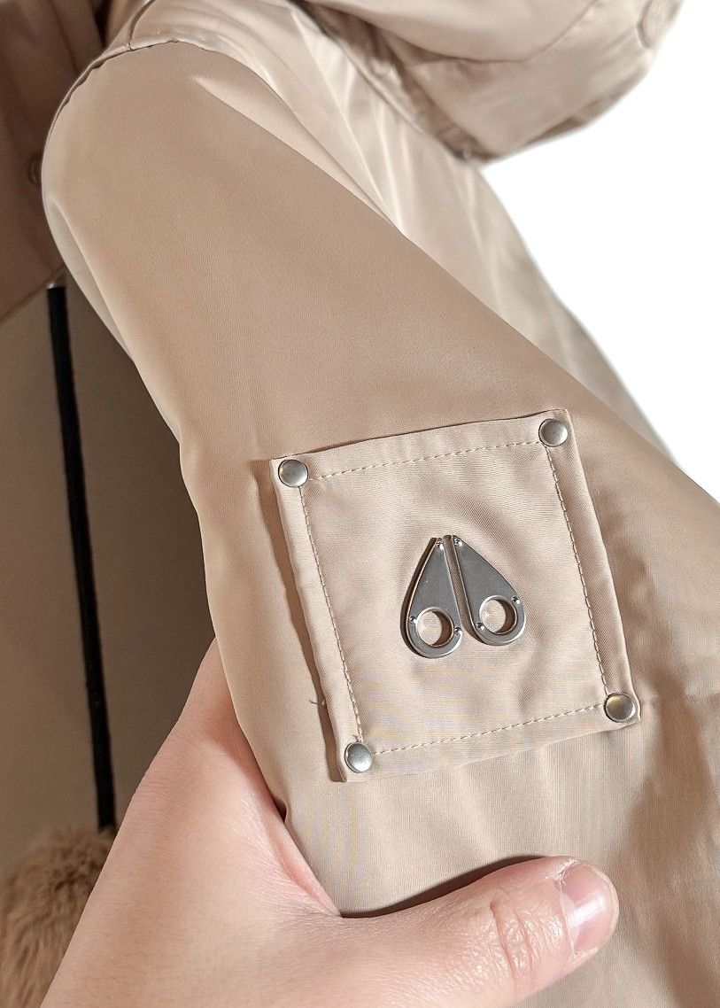 Moose Knuckles Moose Knuckles Beige Debbie Bunny Reversible Bomber Jacket Size L / US 10 / IT 46 - 7 Thumbnail