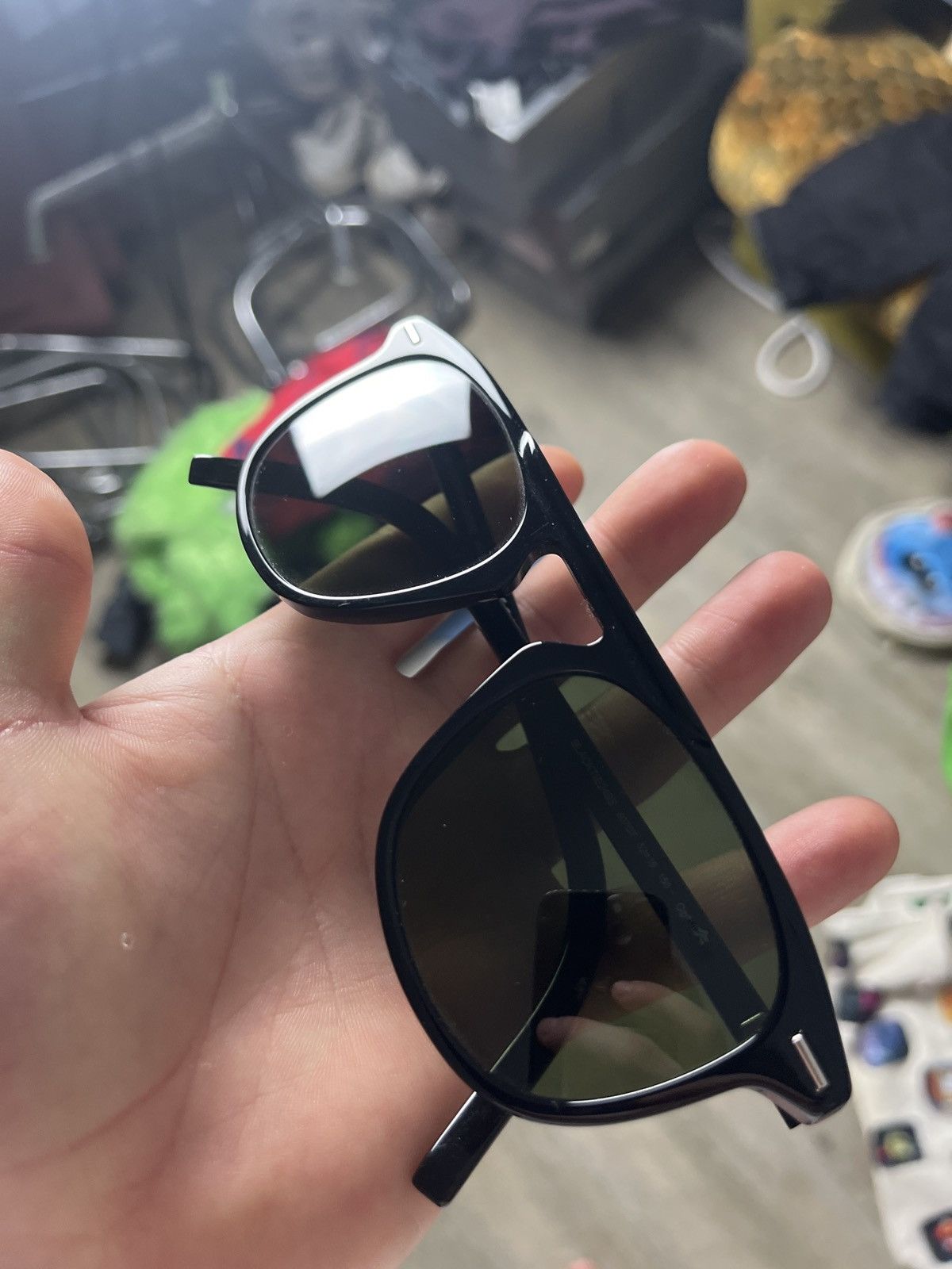 Dior Dior Homme hedi slimane Blacktie 249S Sunglasses Size ONE SIZE - 8 Thumbnail