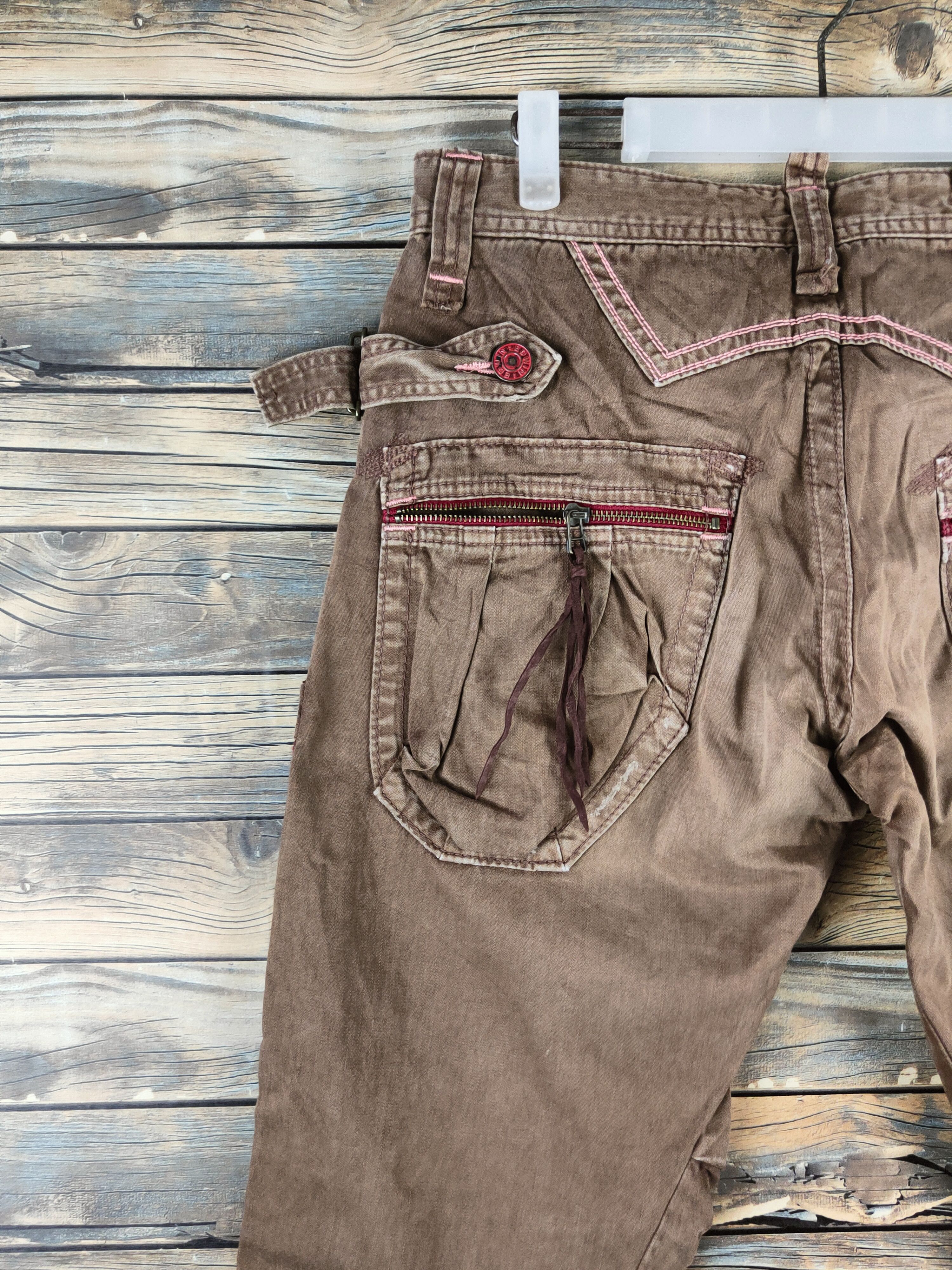 Edwin DL Edwin Brown Multipocket Cargo Pants #46-347 Size US 31 - 9 Thumbnail