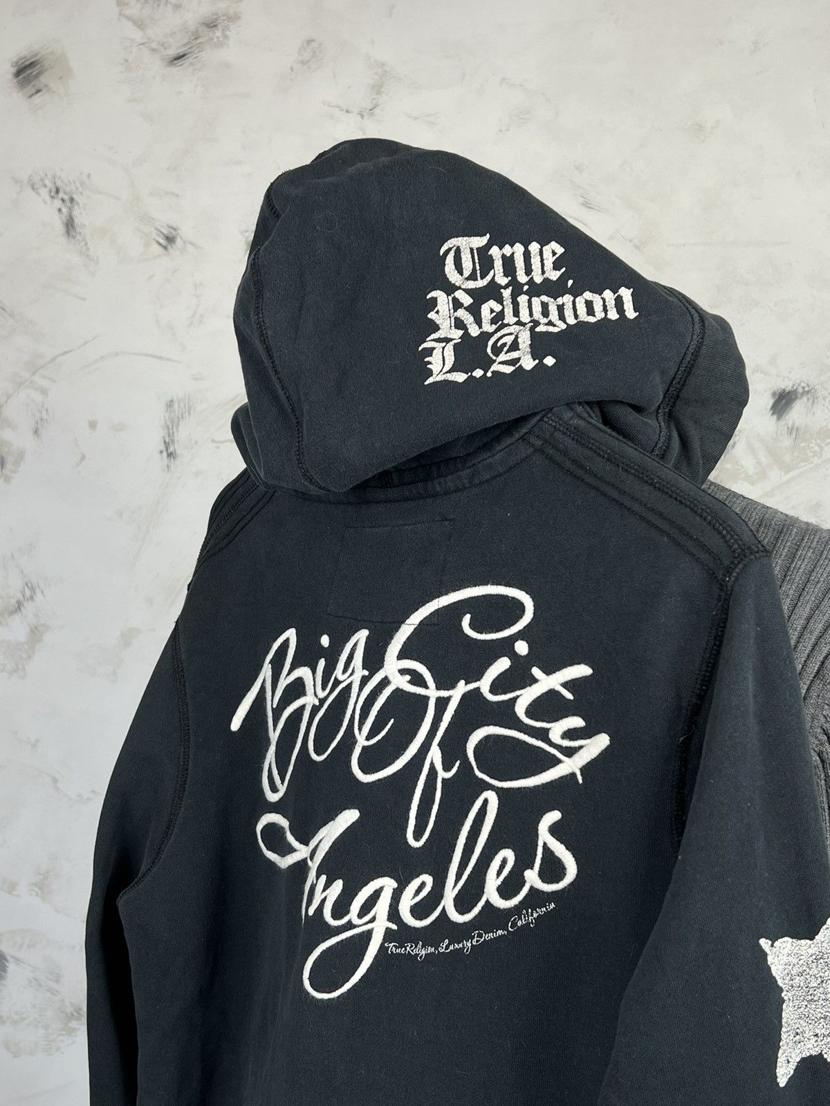 True Religion Vintage True Religion Zip Hoodie Size L - XL Size US XL / EU 56 / 4 - 10 Thumbnail