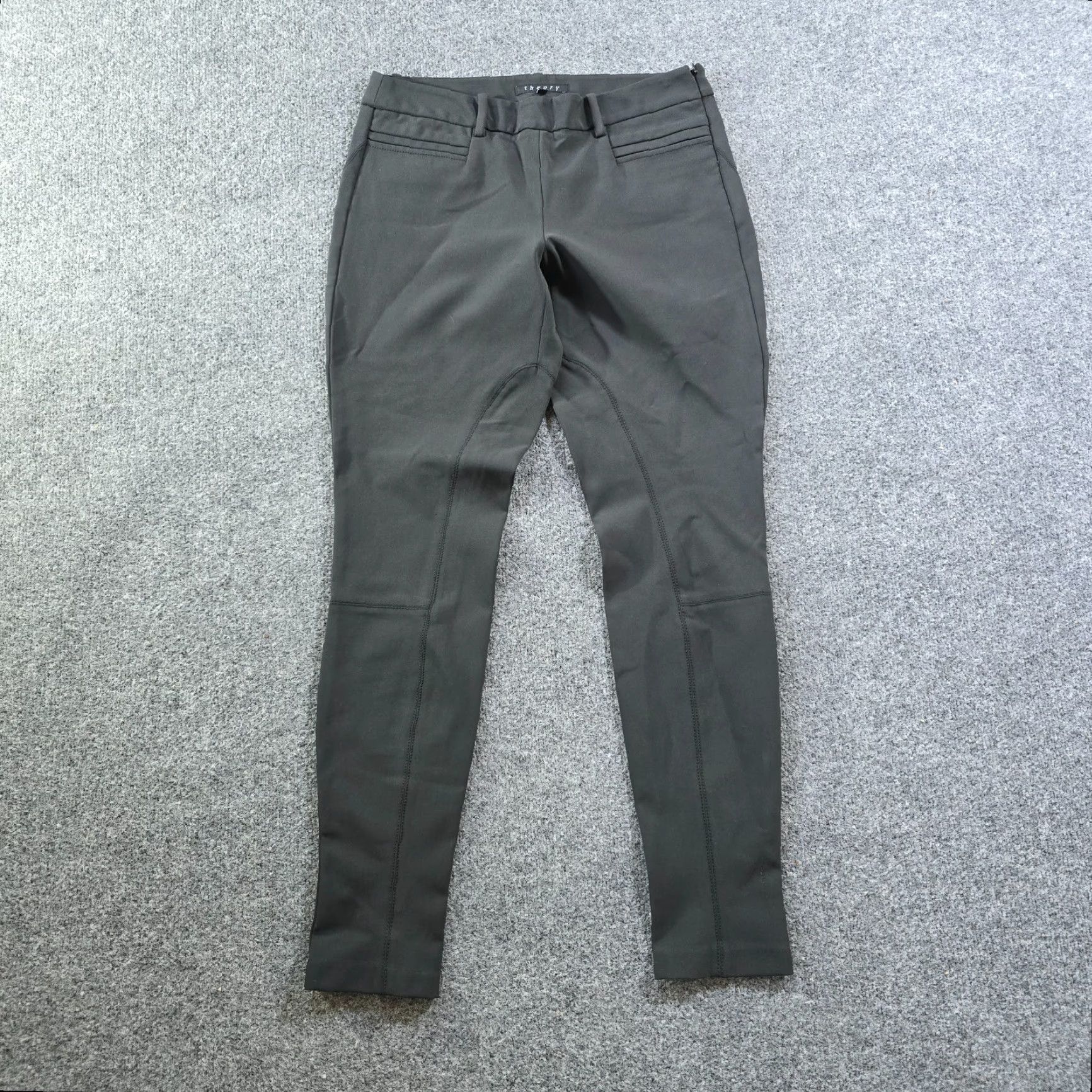 Theory **Theory Women's Size 6 Black Fitted Zip Casual Pants** User: **Theory Women's Size 6 Black Fitted Zip Casual Pants** Size 28" / US 6 / IT 42 - 2 Thumbnail