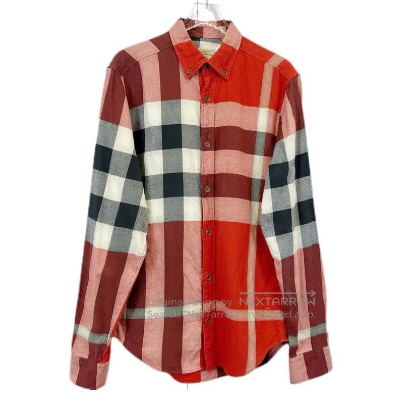 Other Burberry Color Block Cotton Long Sleeve Shirt. Size XS / US 0-2 / IT 36-38 - 1 Thumbnail