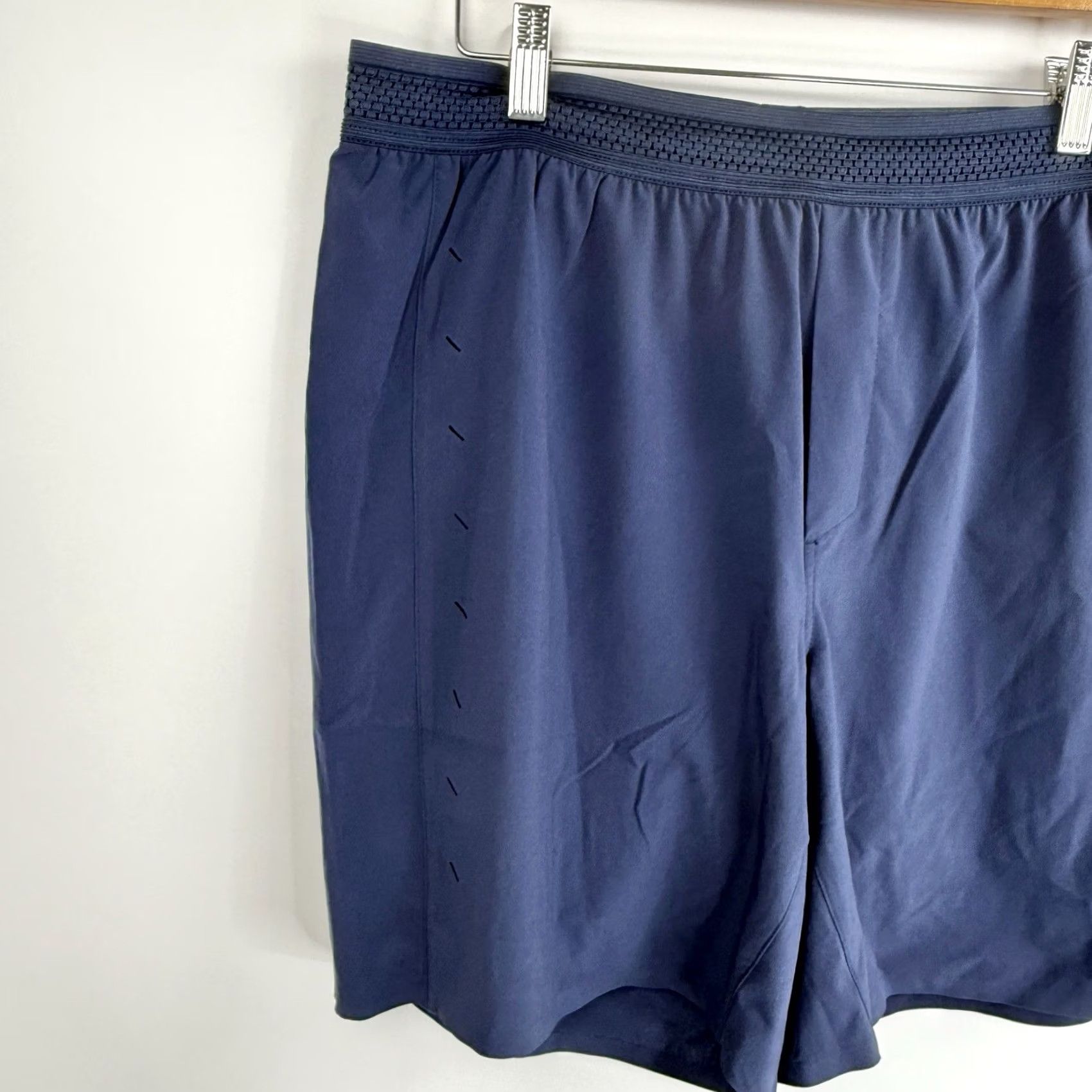 Ten Thousand Ten Thousand Interval Shorts Mens Large Blue Navy 7” Lined Performance Gym Size US 32 / EU 48 - 4 Thumbnail
