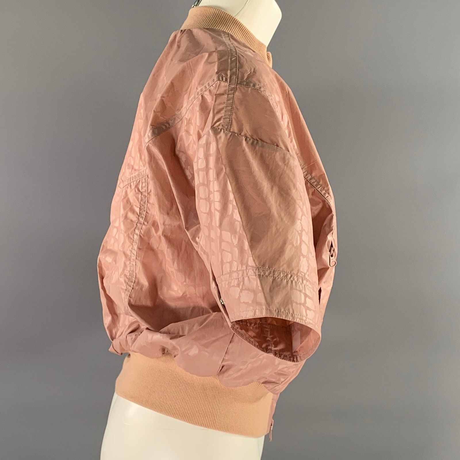 Stella McCartney STELLA McCARTNEY Size S Pink Polyester Giraffe Jacket Size S / US 4 / IT 40 - 3 Thumbnail
