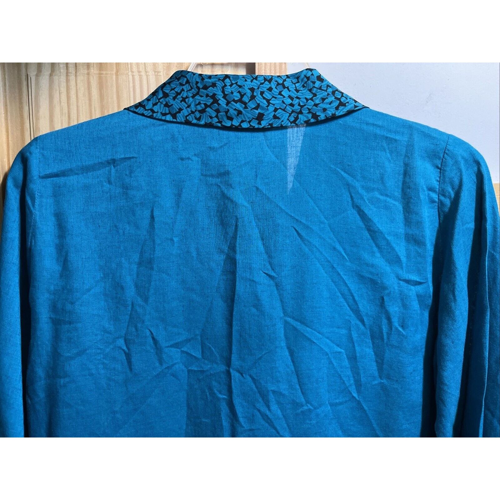Pendleton Pendleton Country Sophisticates Women 6 Blue Rayon Linen Top Size M / US 6-8 / IT 42-44 - 9 Thumbnail