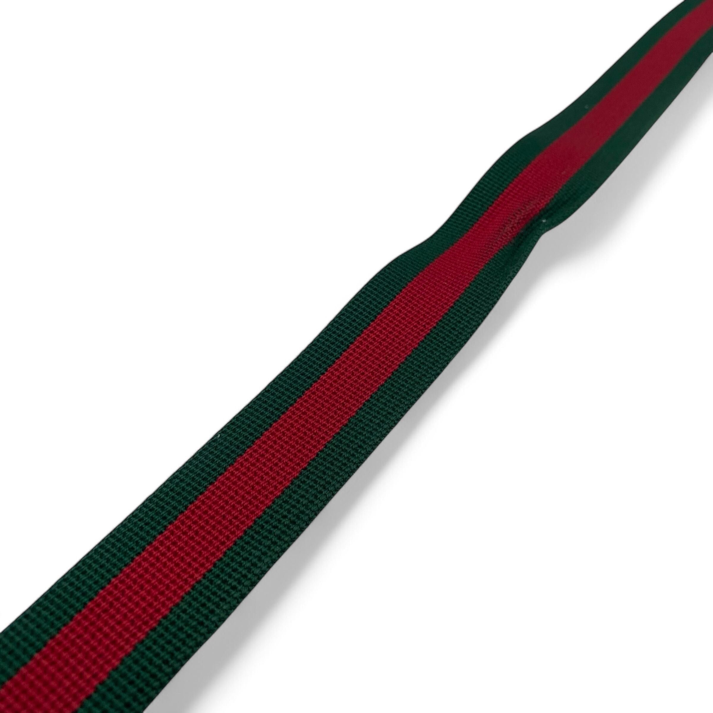 Gucci Vintage Gucci Shelly Line Belt Web Line Size ONE SIZE - 9 Thumbnail