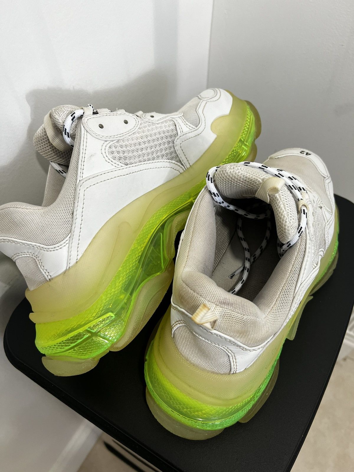 Balenciaga Balenciaga Triple S - Clear Green Sole - Size 42 Size US 9.5 / EU 42-43 - 5 Thumbnail