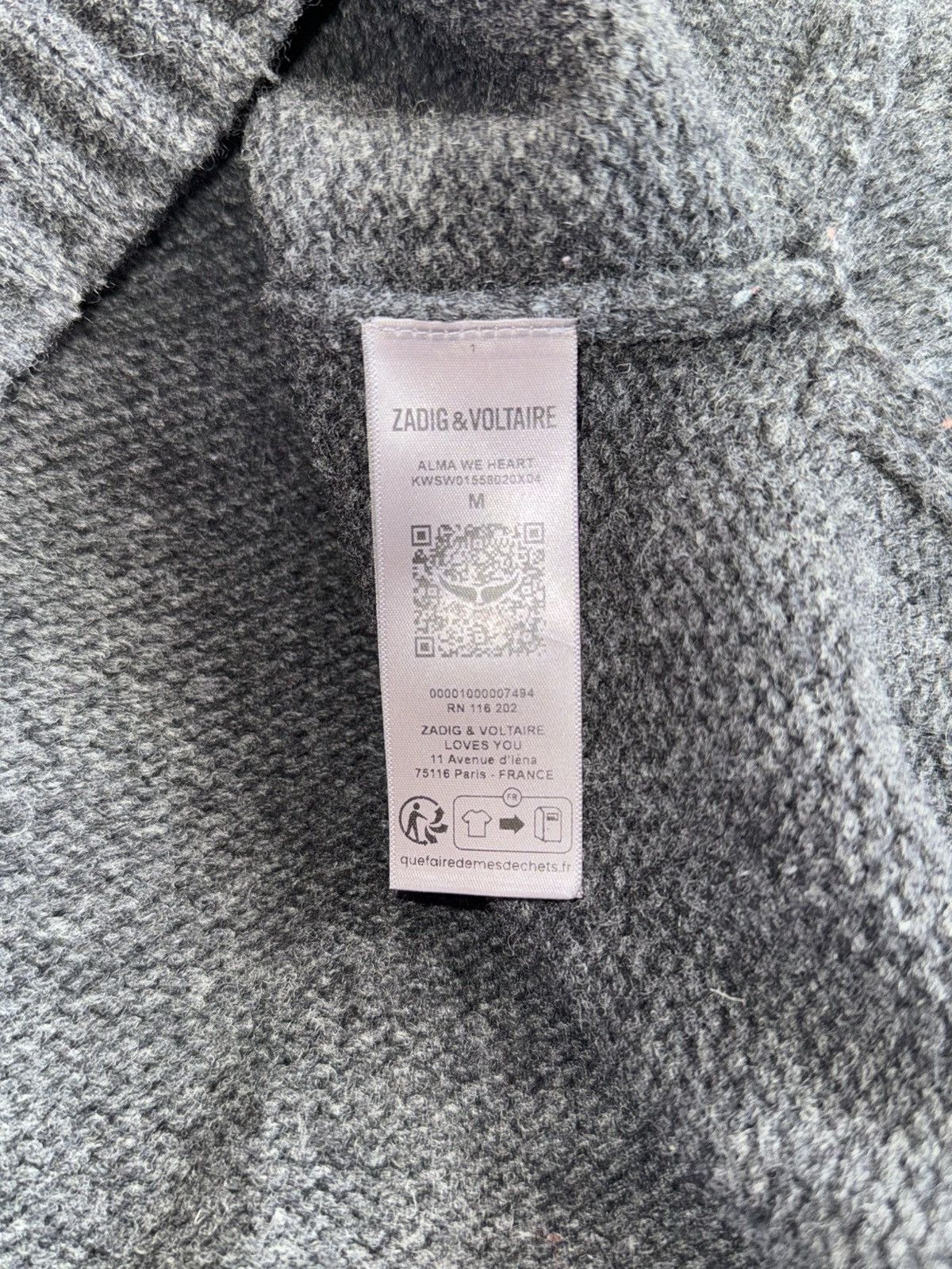 Zadig & Voltaire Merino wool alma jumper Zadig & Voltaire M Size M / US 6-8 / IT 42-44 - 10 Thumbnail