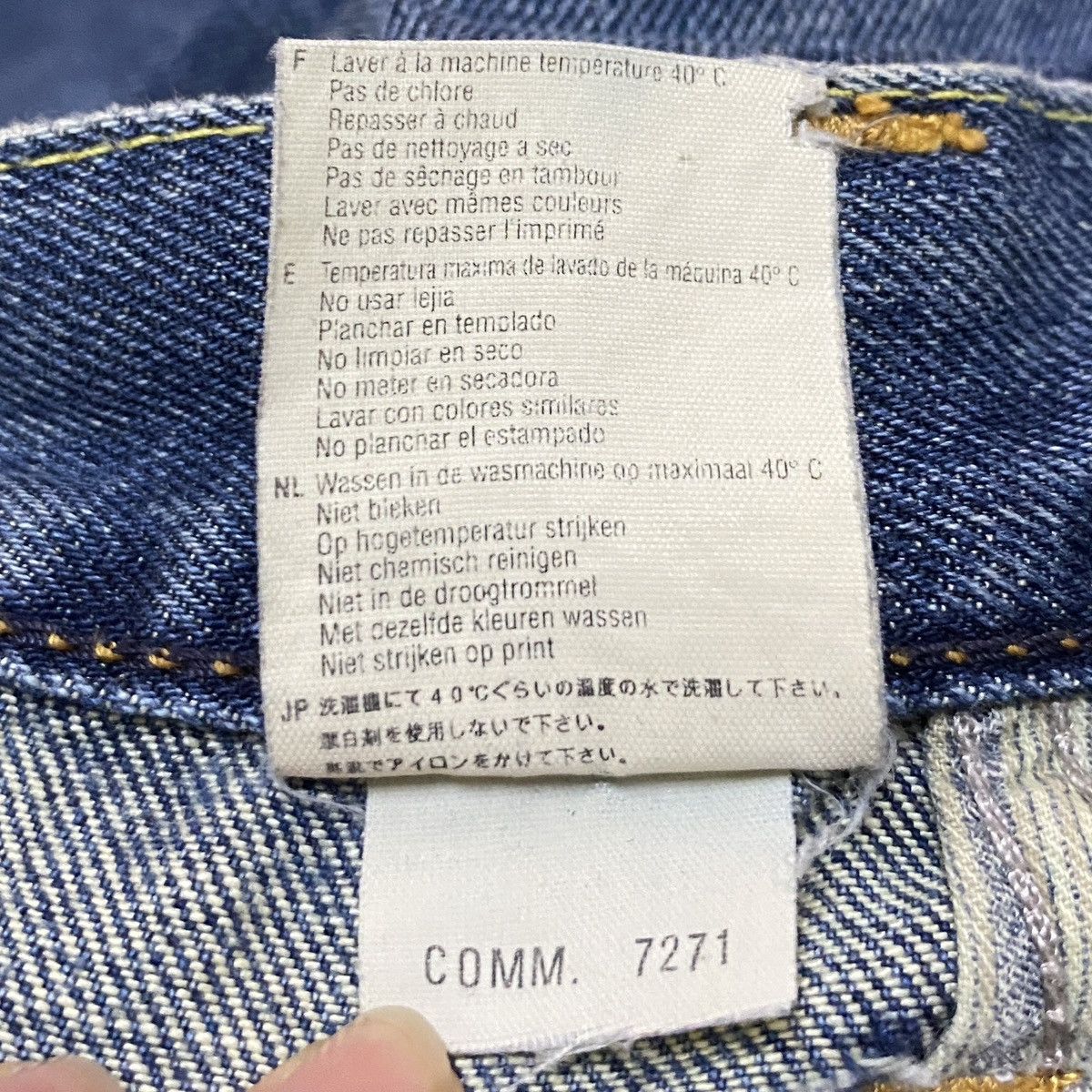 Japanese Brand Very Rare Vintage Japanese Brand Scotch Painting Jeans 2000s Size US 32 / EU 48 - 9 Thumbnail