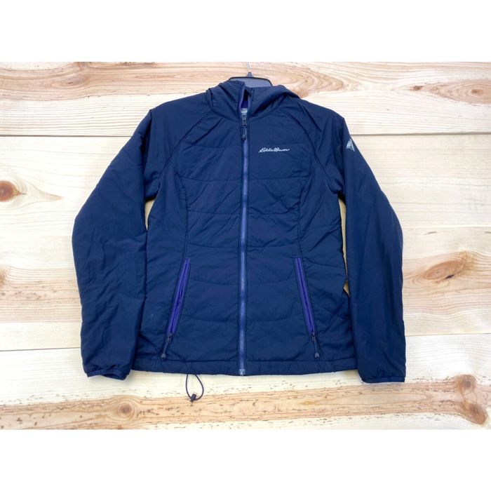 Eddie Bauer Eddie Bauer Jacket Womens Small Blue Purple Full Zip First  Ascent Primaloft