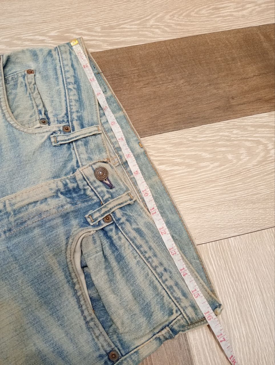 Levi's LEVI'S VINTAGE 505-0217 TOP BUTTON #8 DISTRESSED DENIM PANTS Size US 32 / EU 48 - 16 Thumbnail