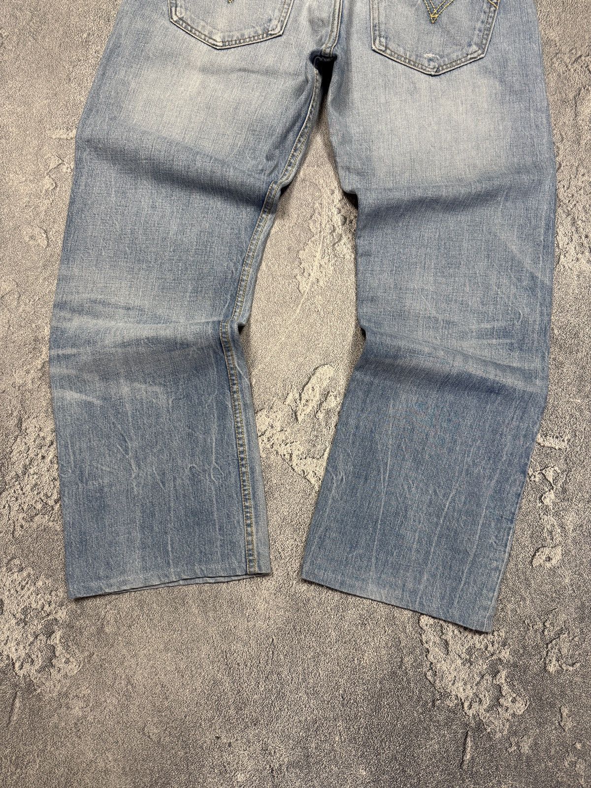 Levi's Vintage Levis 506 Orange Tab Blue Denim Jeans Size 34x34 Size US 34 / EU 50 - 8 Thumbnail