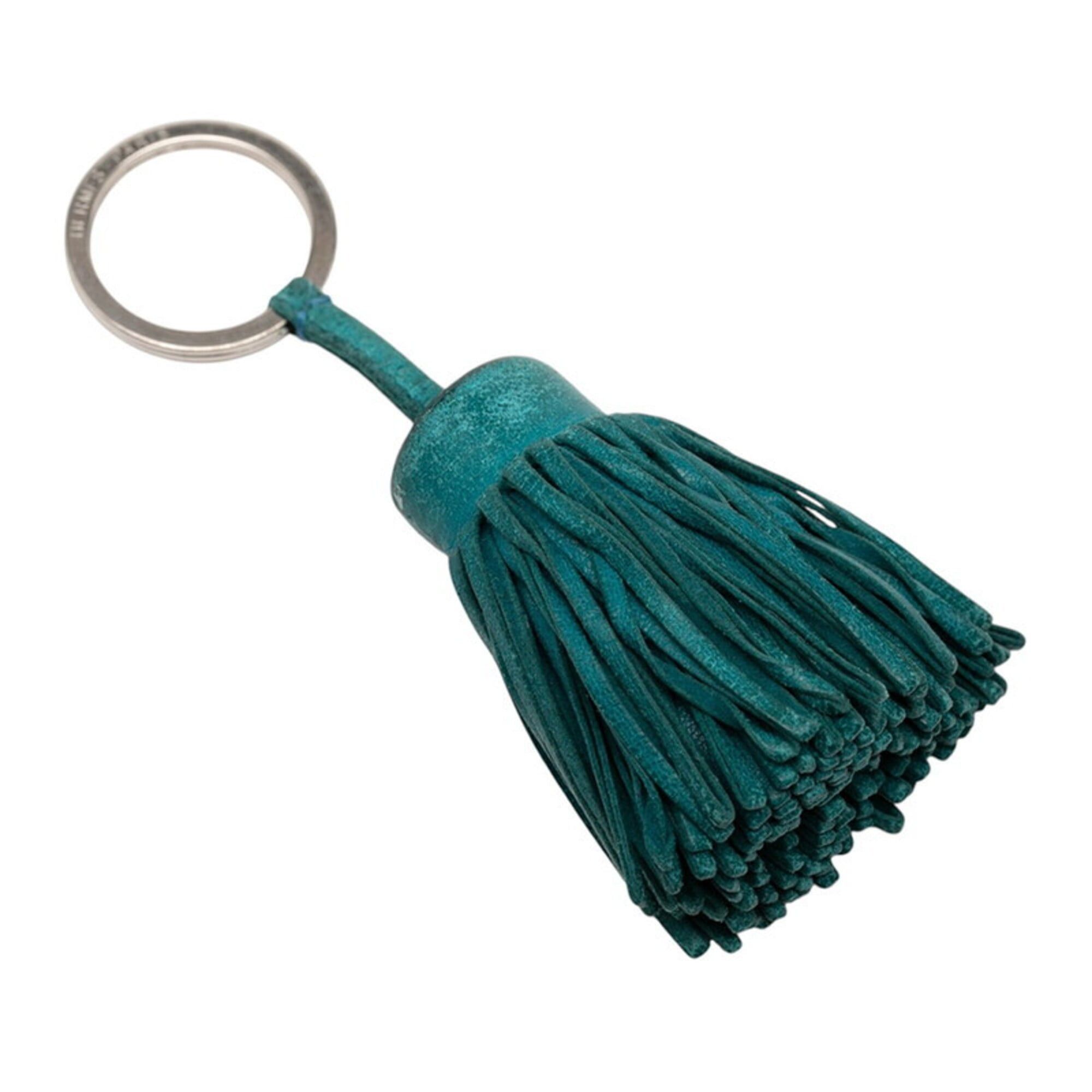 Hermes Hermes Carmen Accessory Bag Charm Keychain Keyring Green Agneau Milo Women's HERMES Size ONE SIZE - 1 Thumbnail