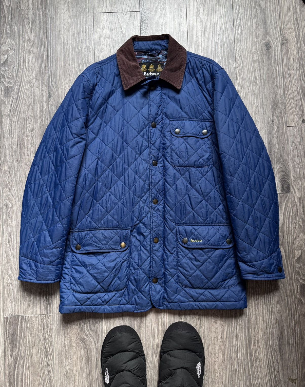 Barbour Barbour Quilted Retail Barnett X white mountaineering Jacket Size US XL / EU 56 / 4 - 2 Thumbnail