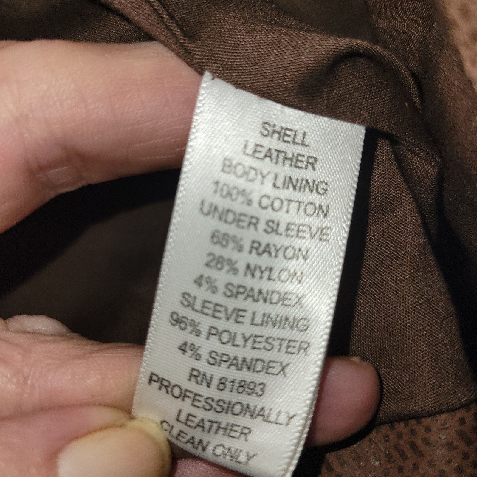 & Other Stories GILI Draped Open Front Dark Brown Leather Jacket Sz 6 Rock Size M / US 6-8 / IT 42-44 - 4 Thumbnail