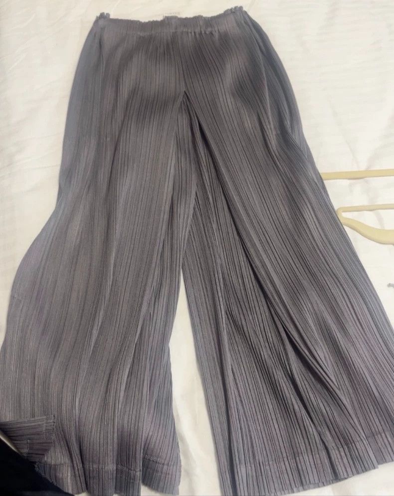 Issey Miyake Issey Miyake size:1 Grey pleated pants Size 42" / US 20 - 4 Thumbnail
