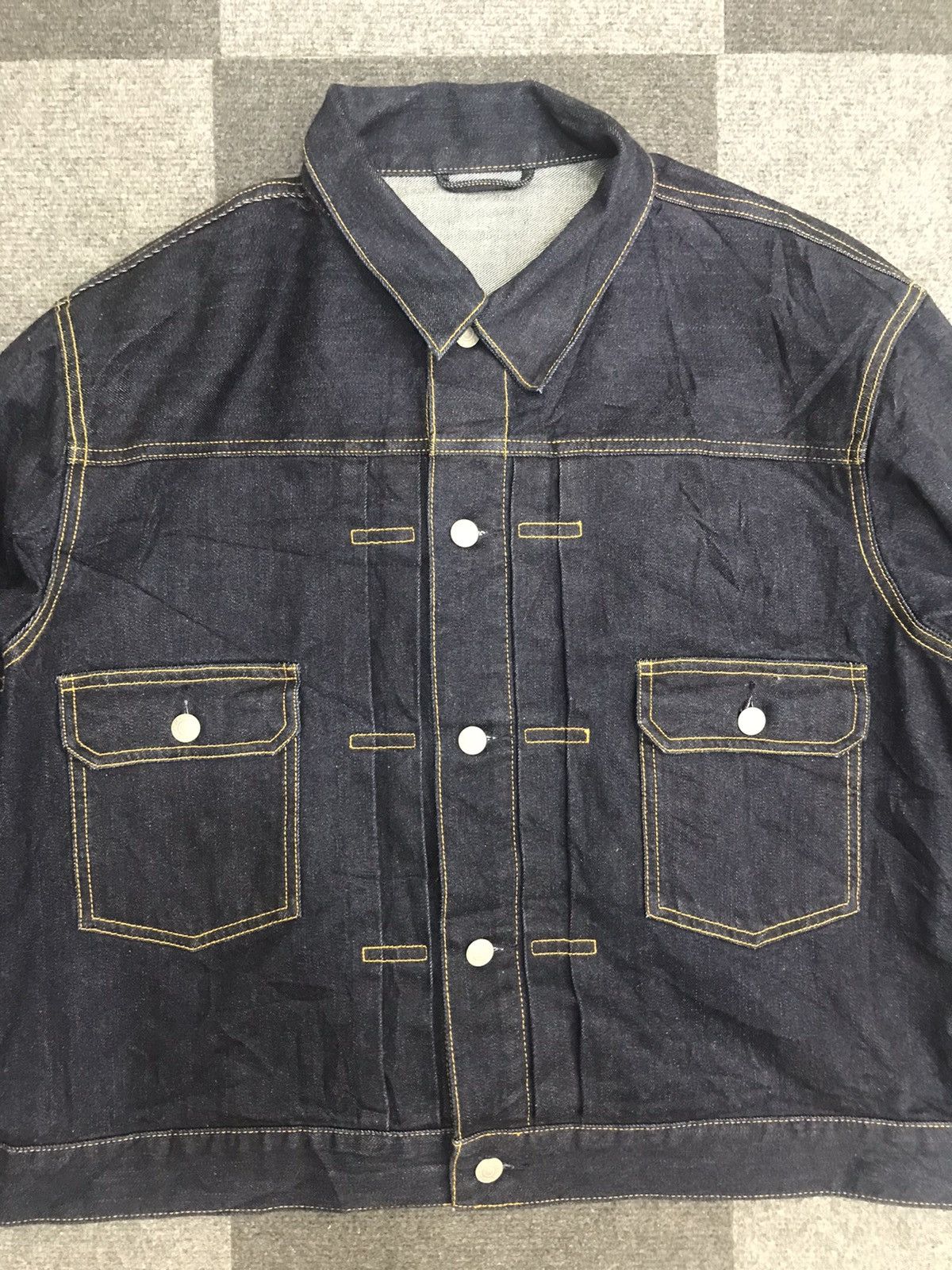 GU × Japanese Brand GU Oversize Trucker JacketType 2 Buckle Back Trucker Size US M / EU 48-50 / 2 - 4 Thumbnail